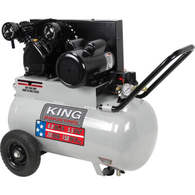 Compresseur à air, Électrique, 20 gal. (24 gal. US), 150 PSI, 120/1/240/1 V