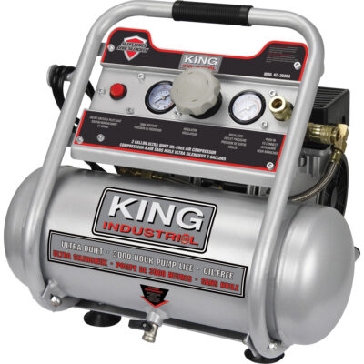 Compresseur à air sans huile, Électrique, 2 gal. (2,4 gal. US), 125 PSI, 120/1 V