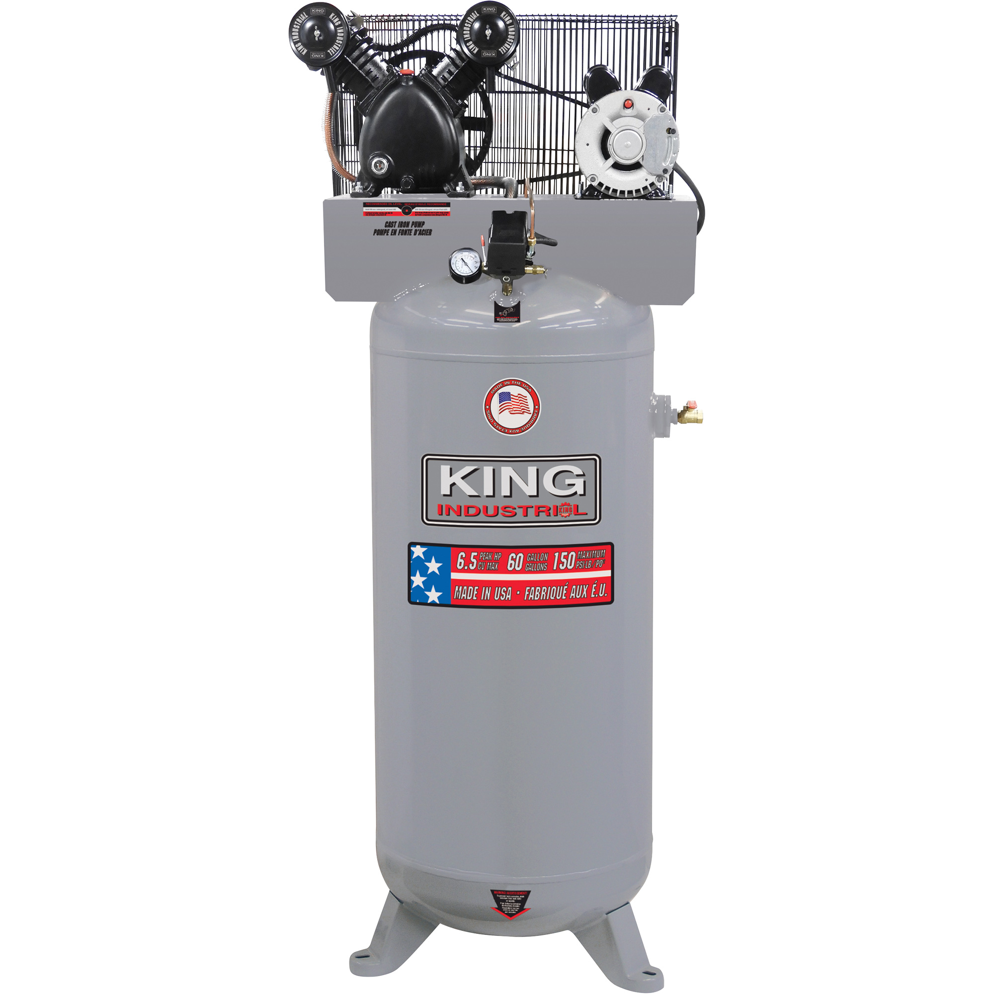 Compresseurs industriels, 50 gal. (60 gal. US)