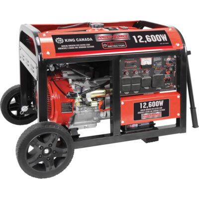 Génératrice à essence à démarreur électrique, 12600 W de surtension, 9000 W nominale, 120 V/240 V, Réservoir de 31 L