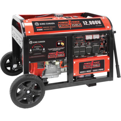 Génératrice à essence/propane à démarreur électrique