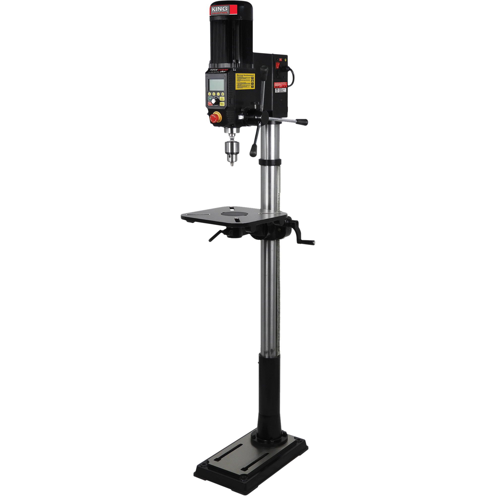 Perceuses à colonne de plancher Nova Viking DVR, 16", Mandrin 5/8", 3000 tr/min