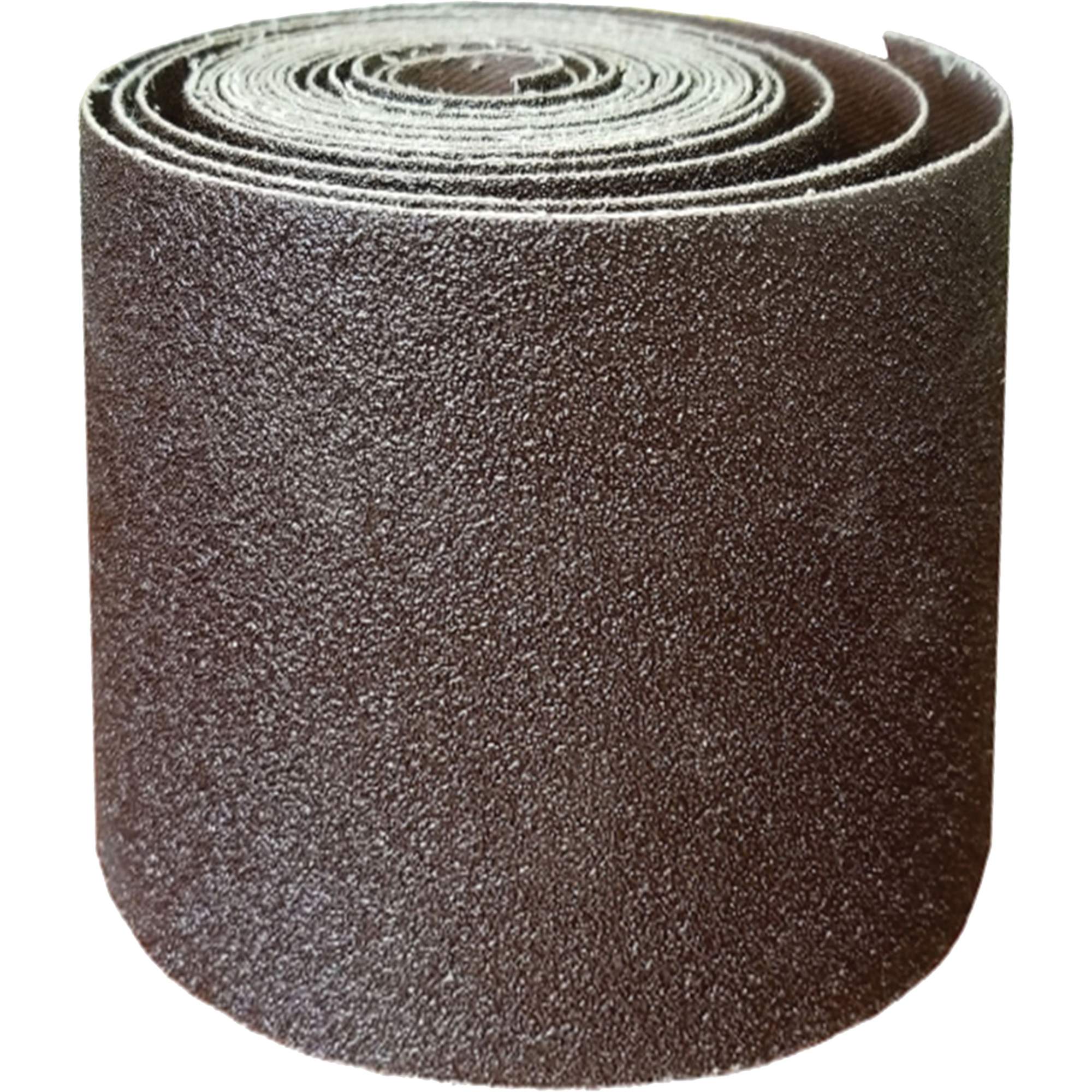 Rouleau abrasif, 3" la x 96" lo, Grain 120