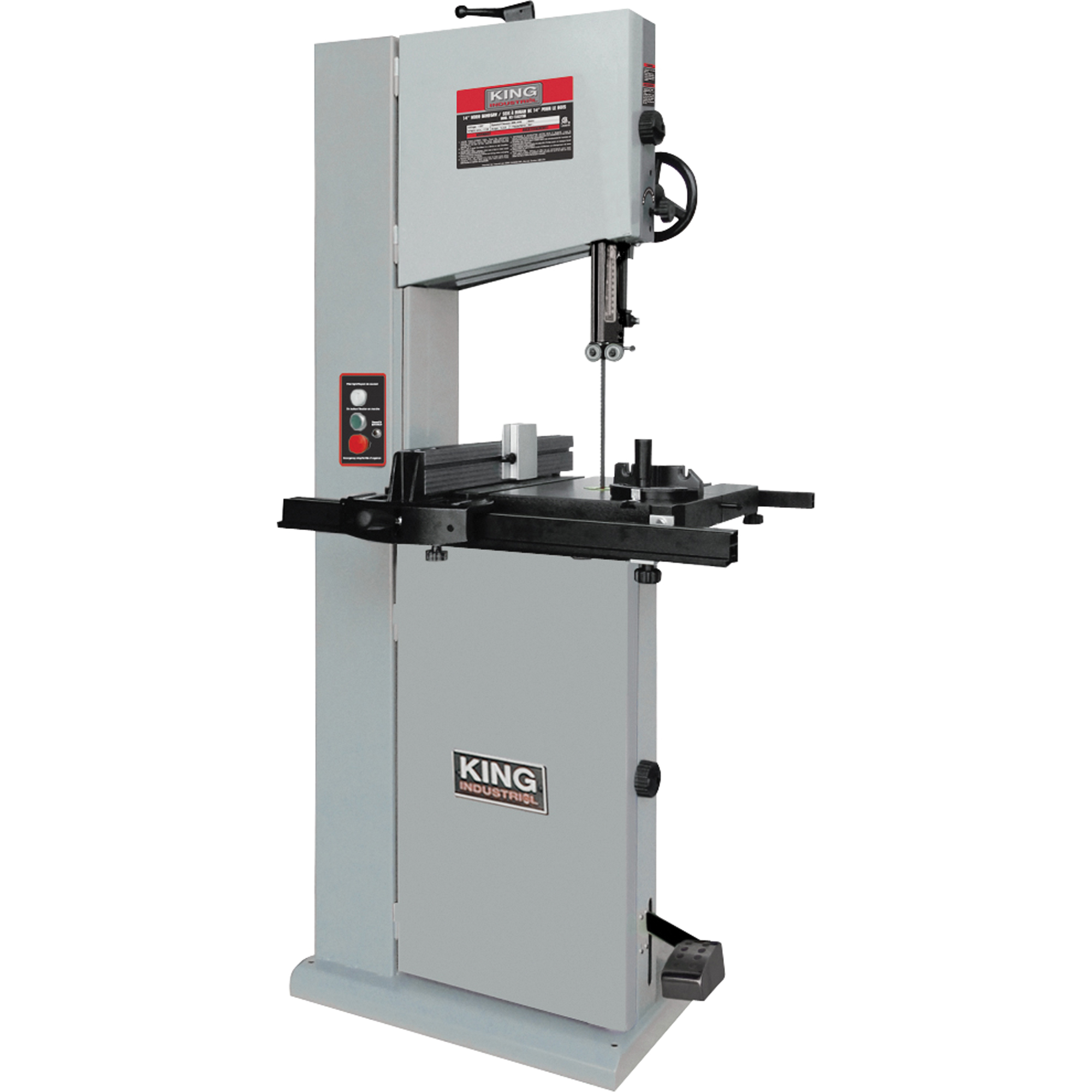 Scies à ruban de 14" pour le bois avec capacité de dédoublement de 12", Vertical, 220 V