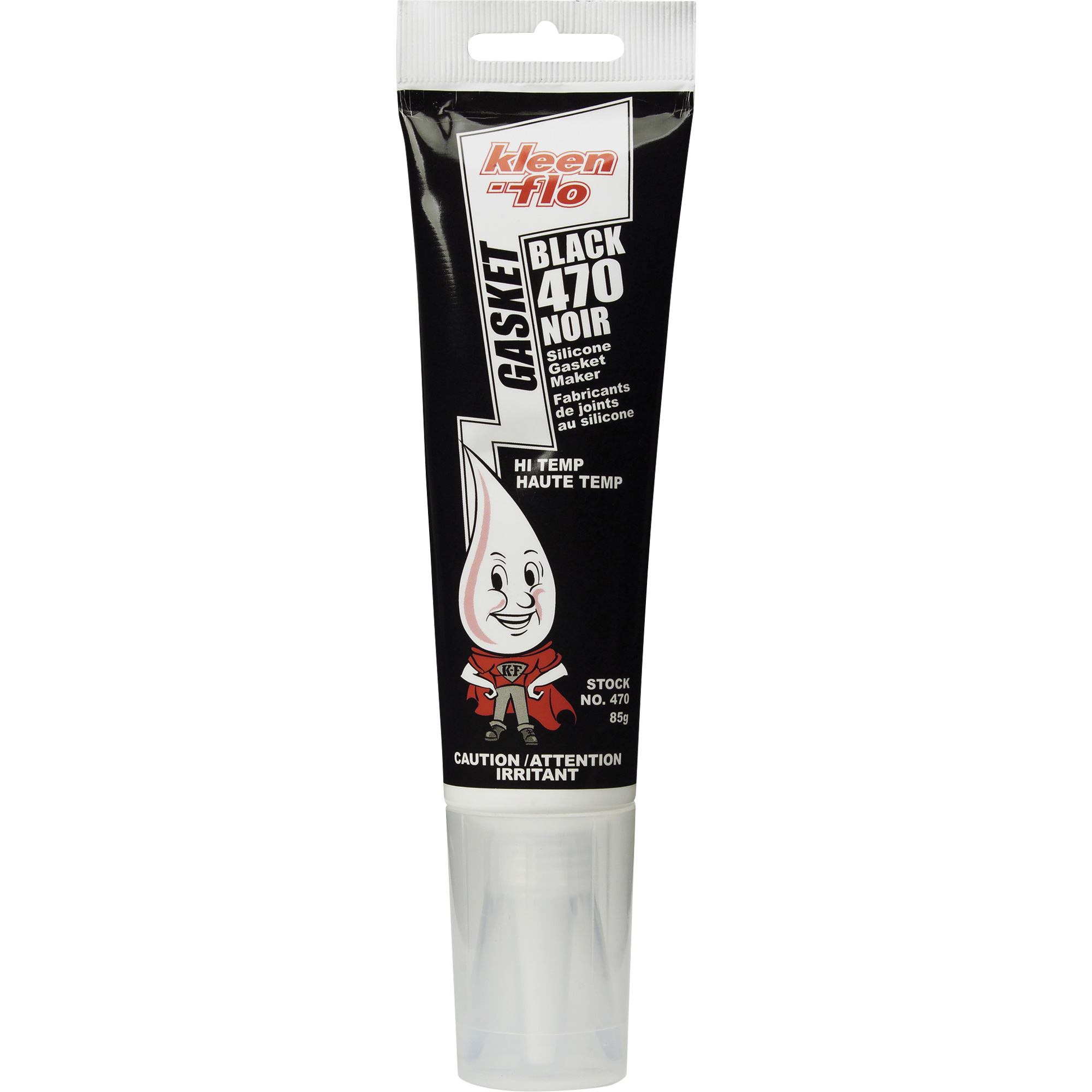 Composé à joints de silicone 470, Tube, Noir