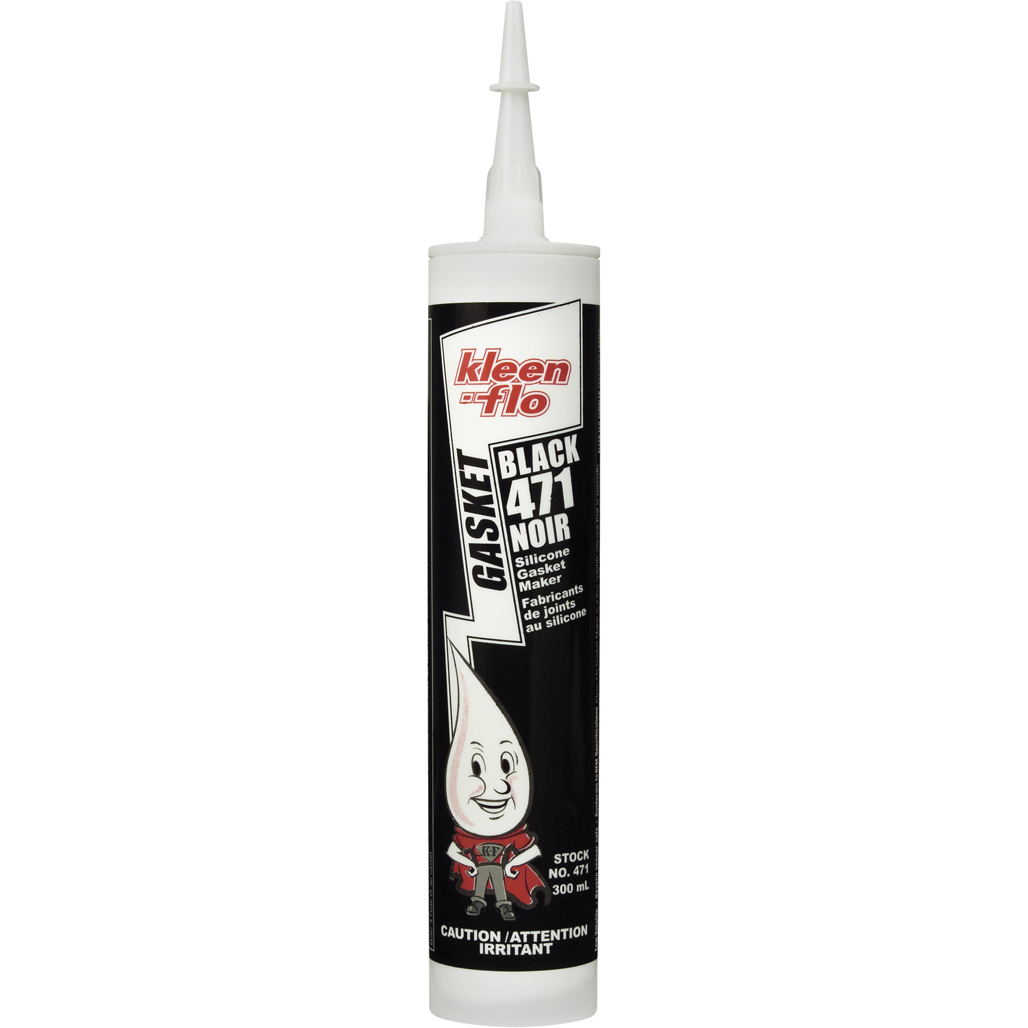 Composé à joints de silicone, Cartouche, Noir
