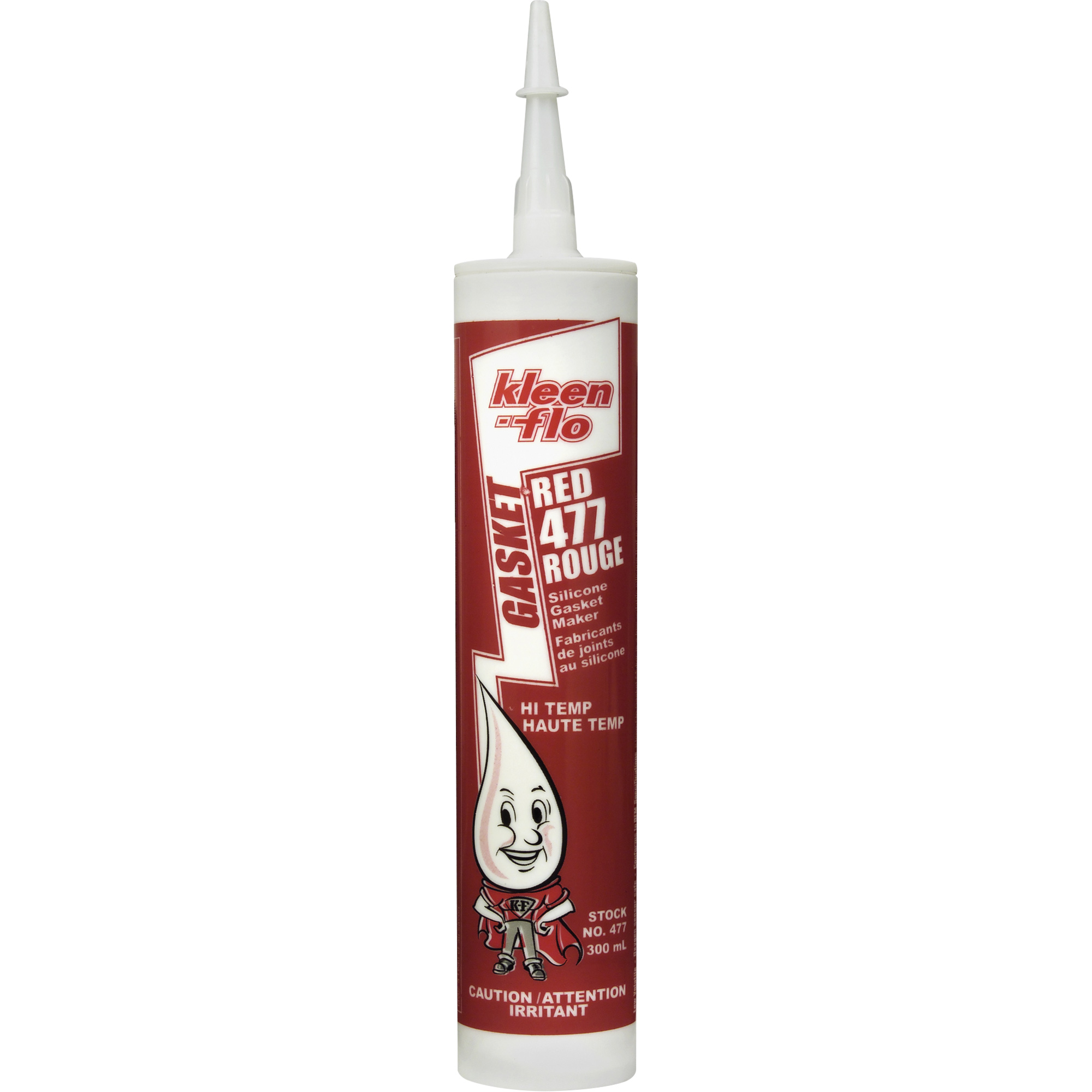 Composé à joints de silicone haute température, Cartouche, Rouge