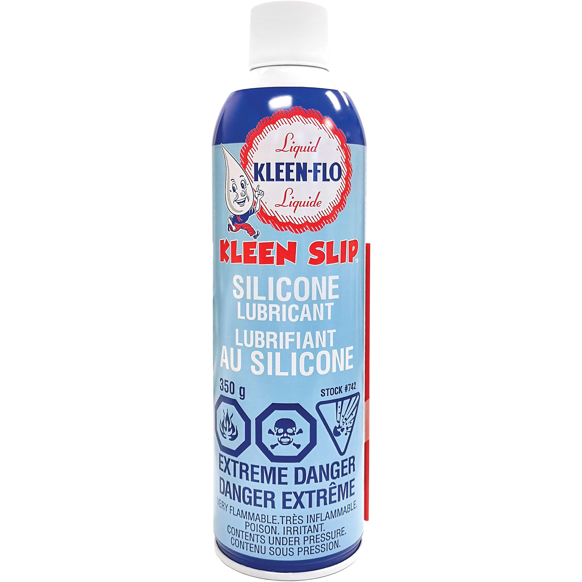 Lubrifiant au silicone Kleen-Slip, Canette aérosol