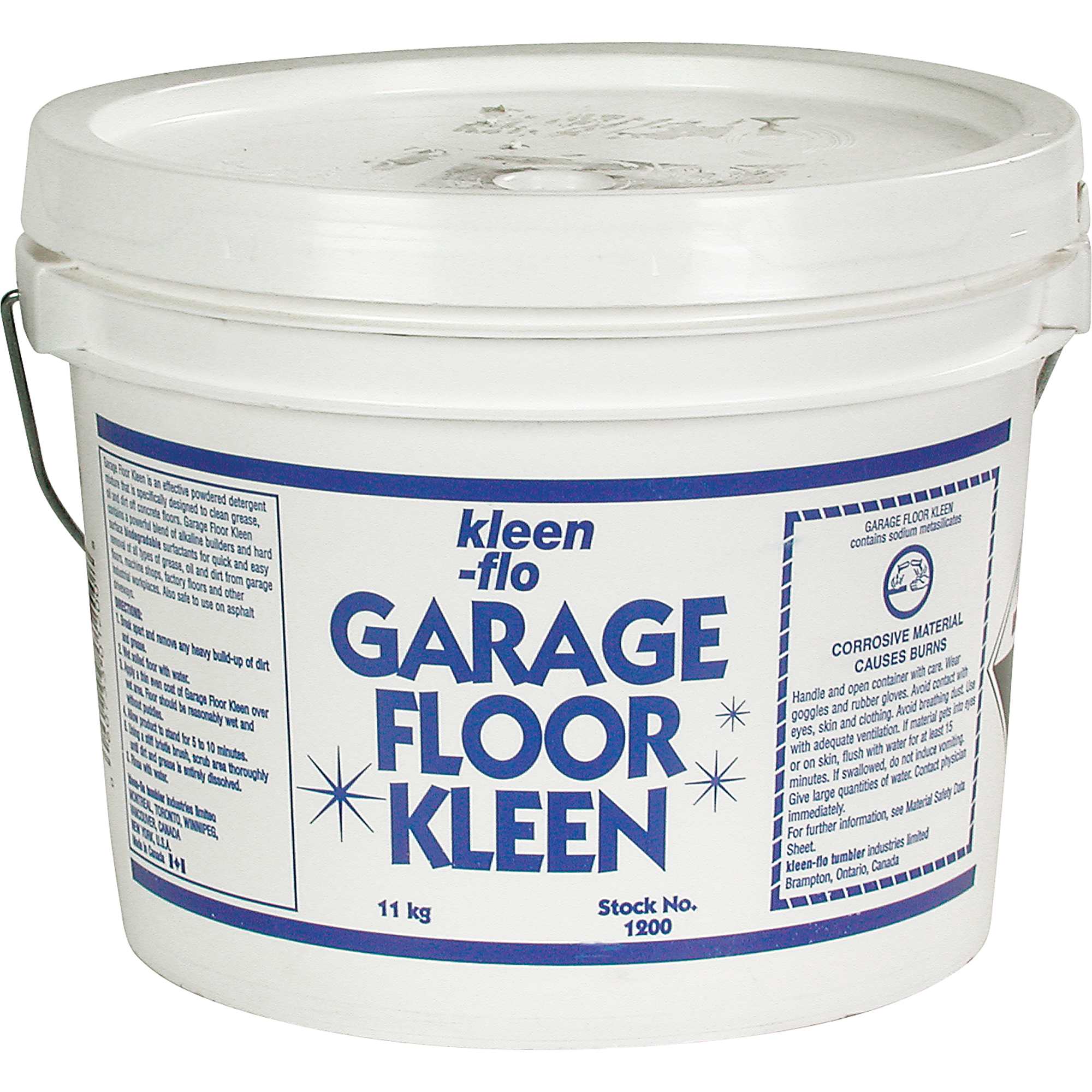 Nettoyant pour garage Floor Kleen, 11 000,0 g, Seau