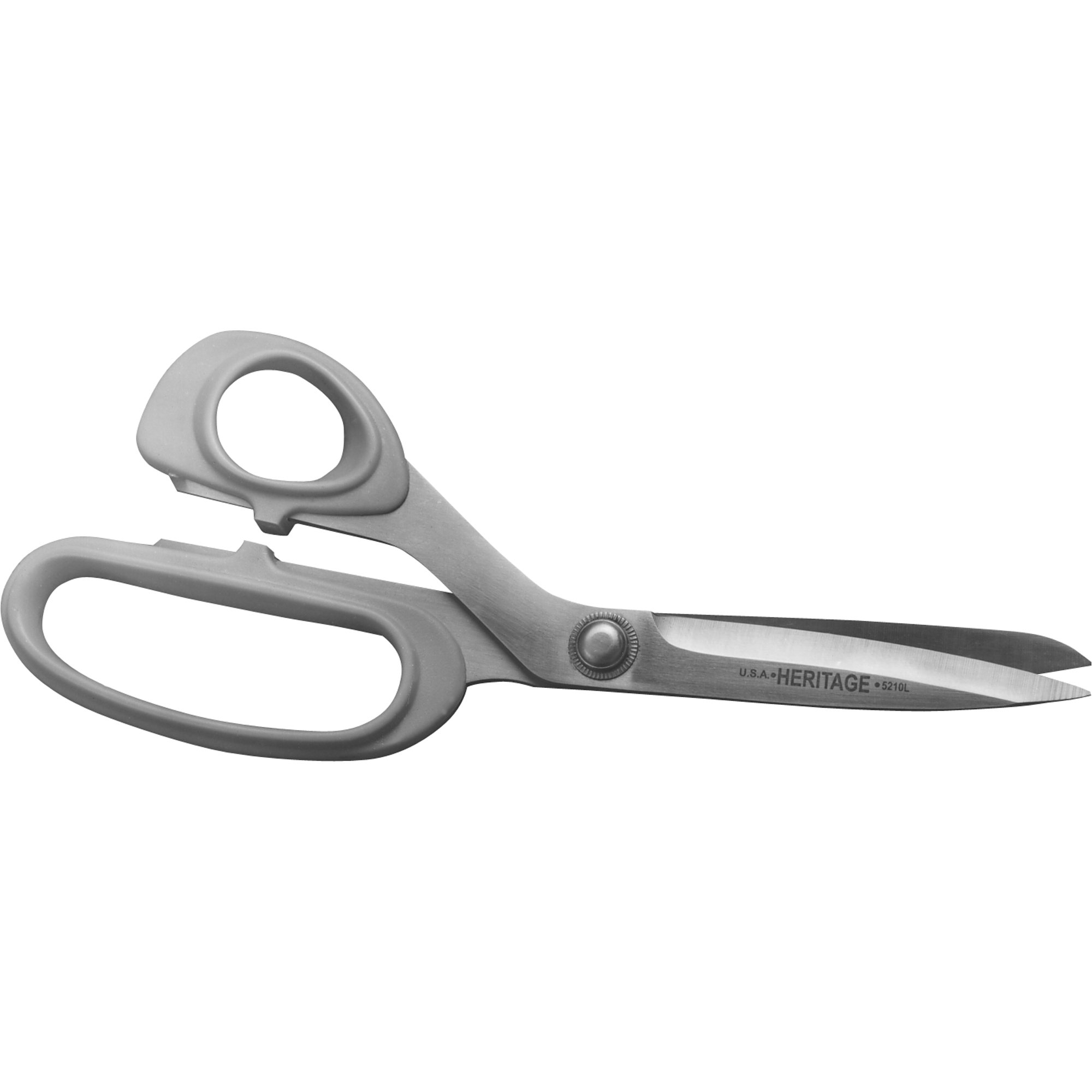 Ciseaux droits, Longueur de coupe de 2", Poignée Anneaux