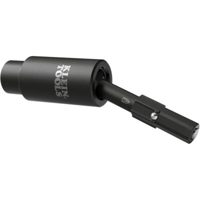 Adaptateur pivotant pour douille à chocs réversible, 1/4" Prise, Dimension mâle 1/4", Sphérique, 2-7/10" lo