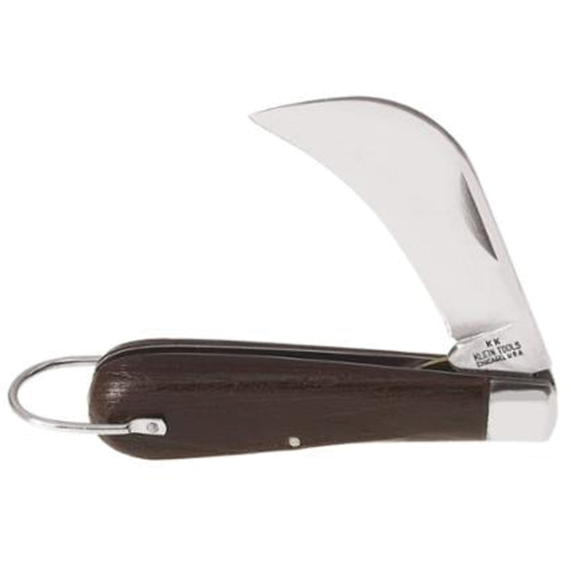 Canif avec lame incurvée à refendage, 2-5/8" lame, lame en Acier au carbone, poignée en Plastique
