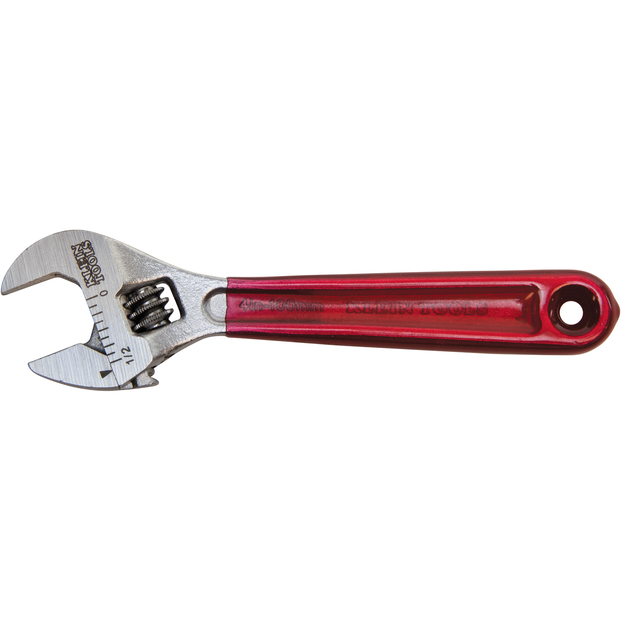 Clé ajustable, 4-1/2" lo, la max. 1/2", Chrome/Poli
