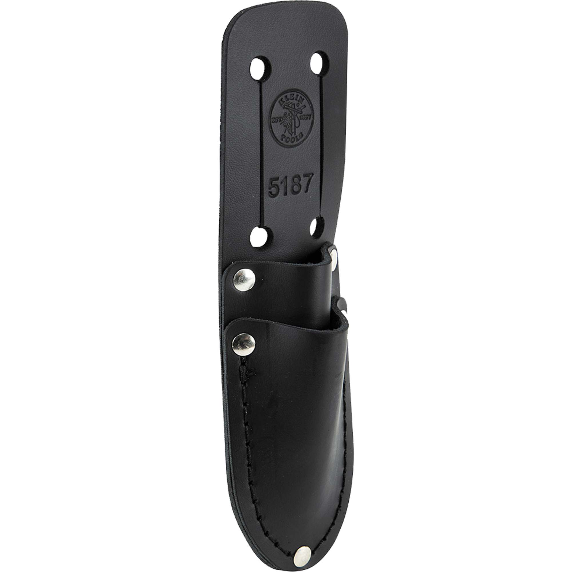 Étuis pour couteau d'épisseur de câbles & pour ciseaux, Porte-couteau, Cuir, 1 Poches