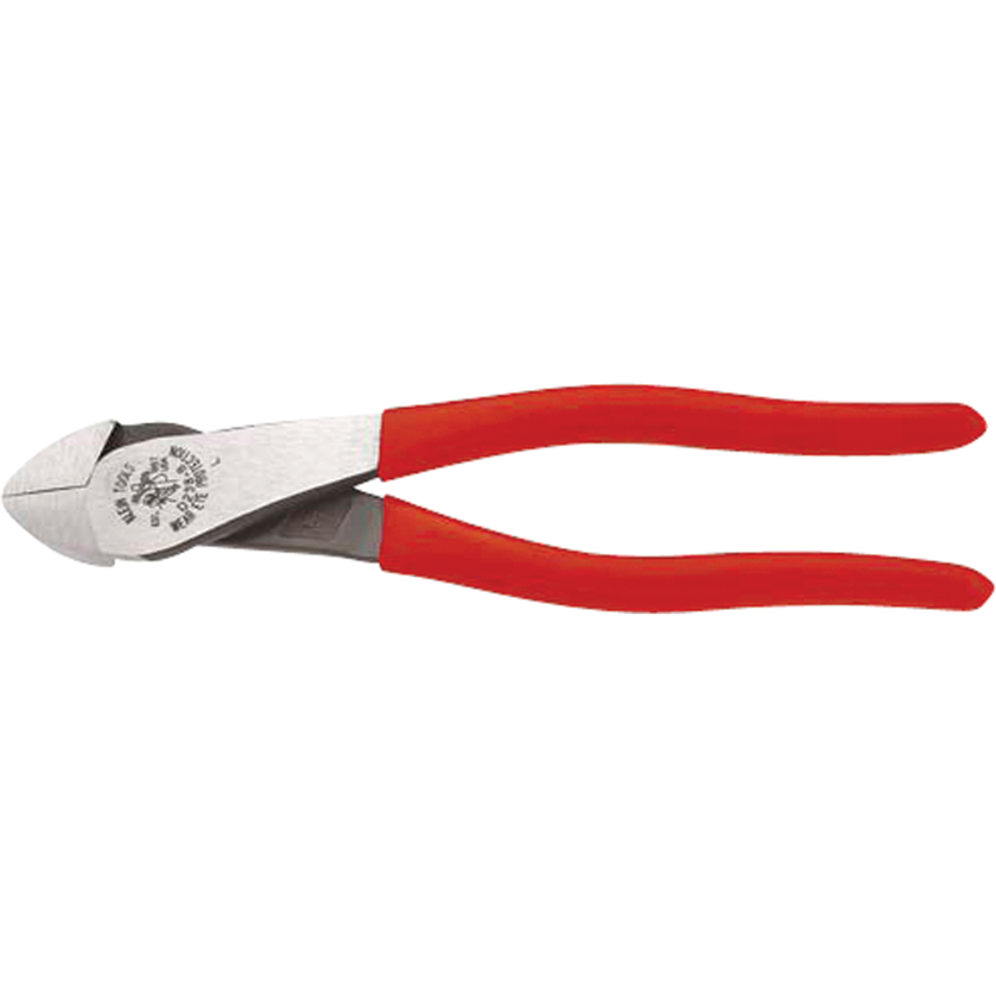 PINCE COUPANTE EN DIAG,ACTION LEVIER,TETE ANGULR, 8-1/16" lo