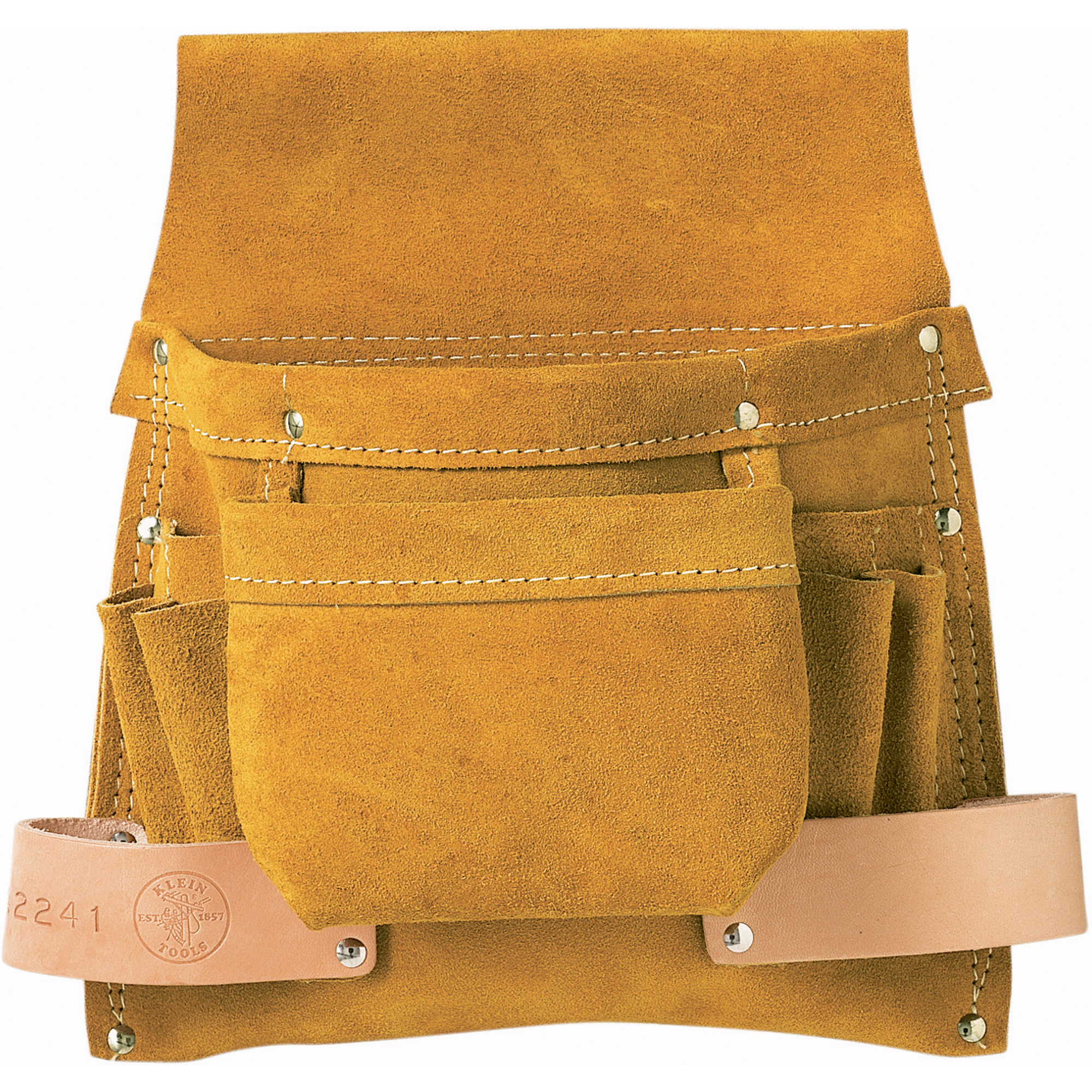 Porte-outils, Porte-clous & vis, Cuir, 6 Poches