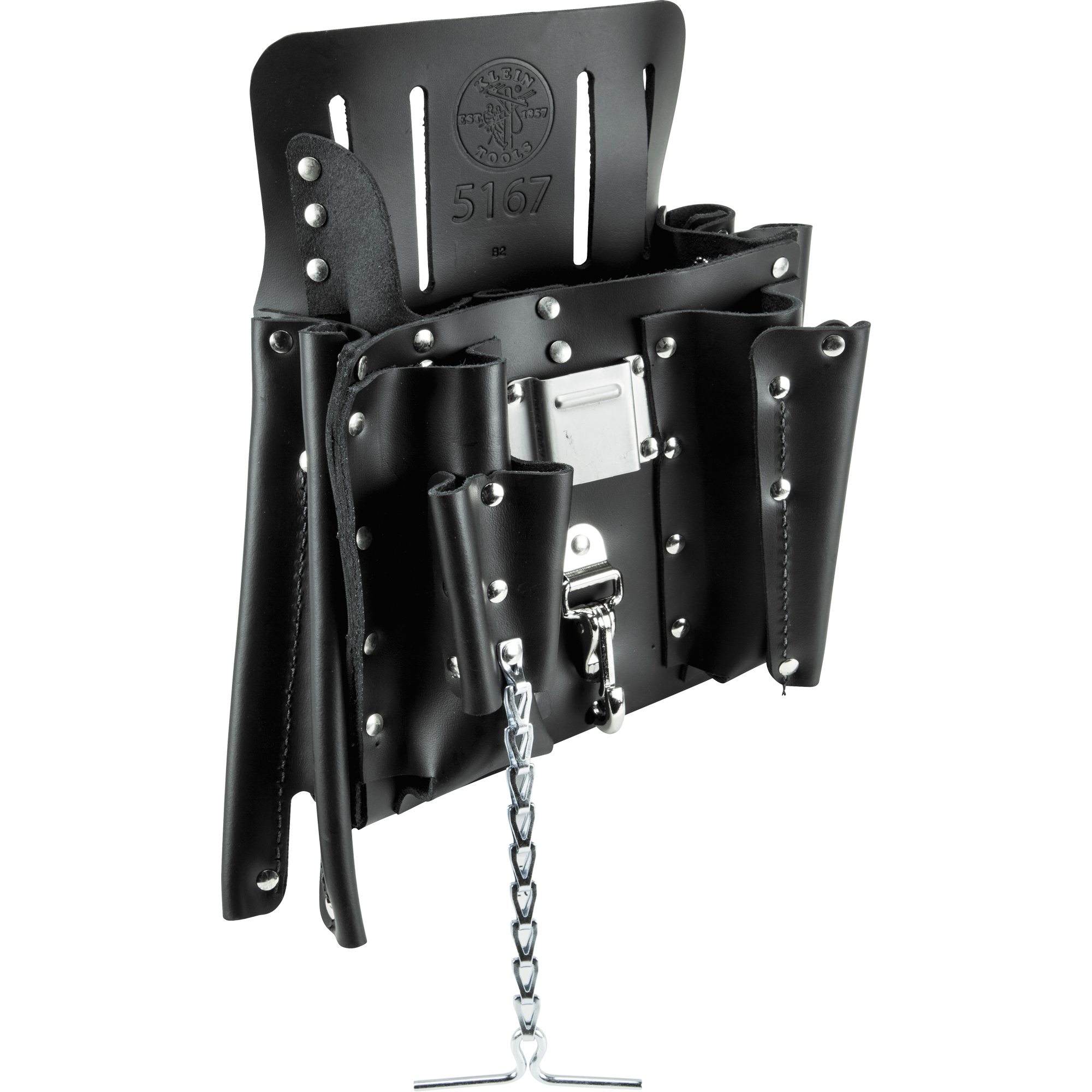 Porte-outils, Porte-outil multiple, Cuir, 11 Poches