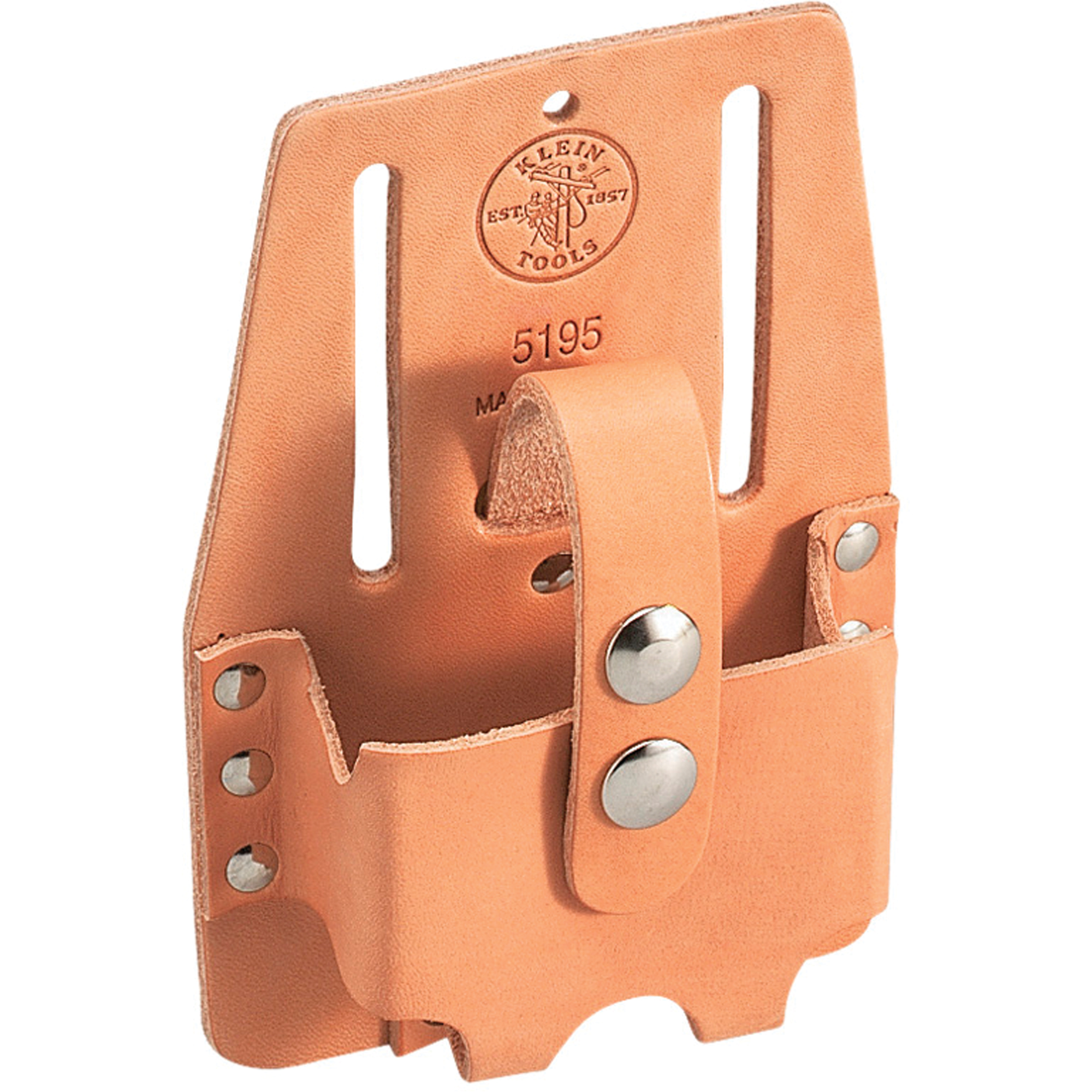 Porte-ruban à mesurer, Porte-ruban à mesurer, Cuir, 1 Poches