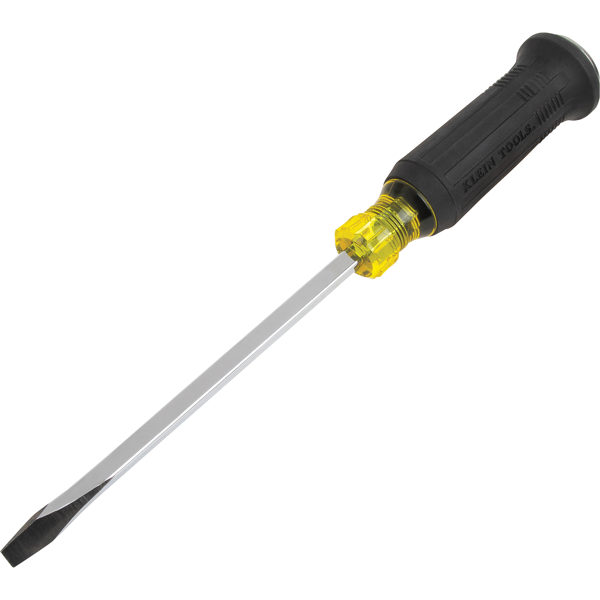 Tournevis de démolition avec embout plat évasé, 5/16", 12-2/5" lo, Prise Coussinée