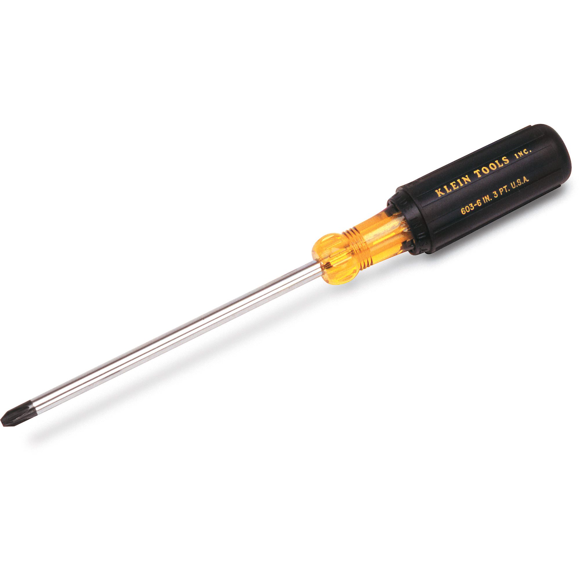 Tournevis Phillips, #1, 6-3/4" l, Prise Coussinée