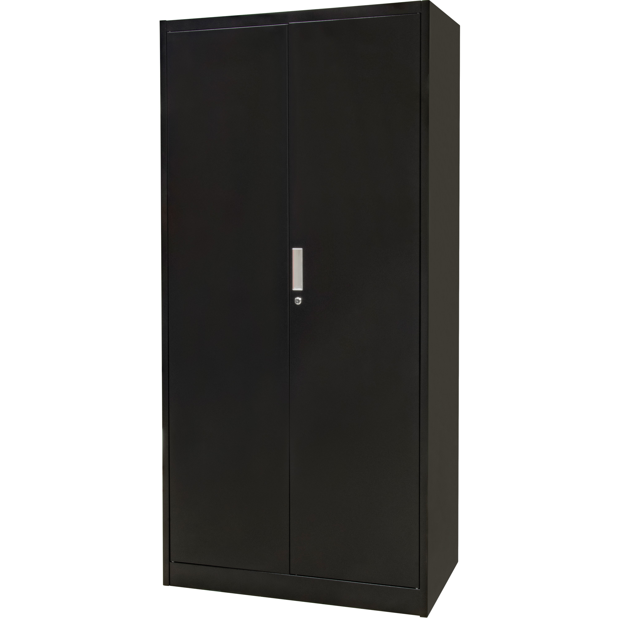 Armoire de rangement combinée, 36" la x 18" p x 72" h, Noir