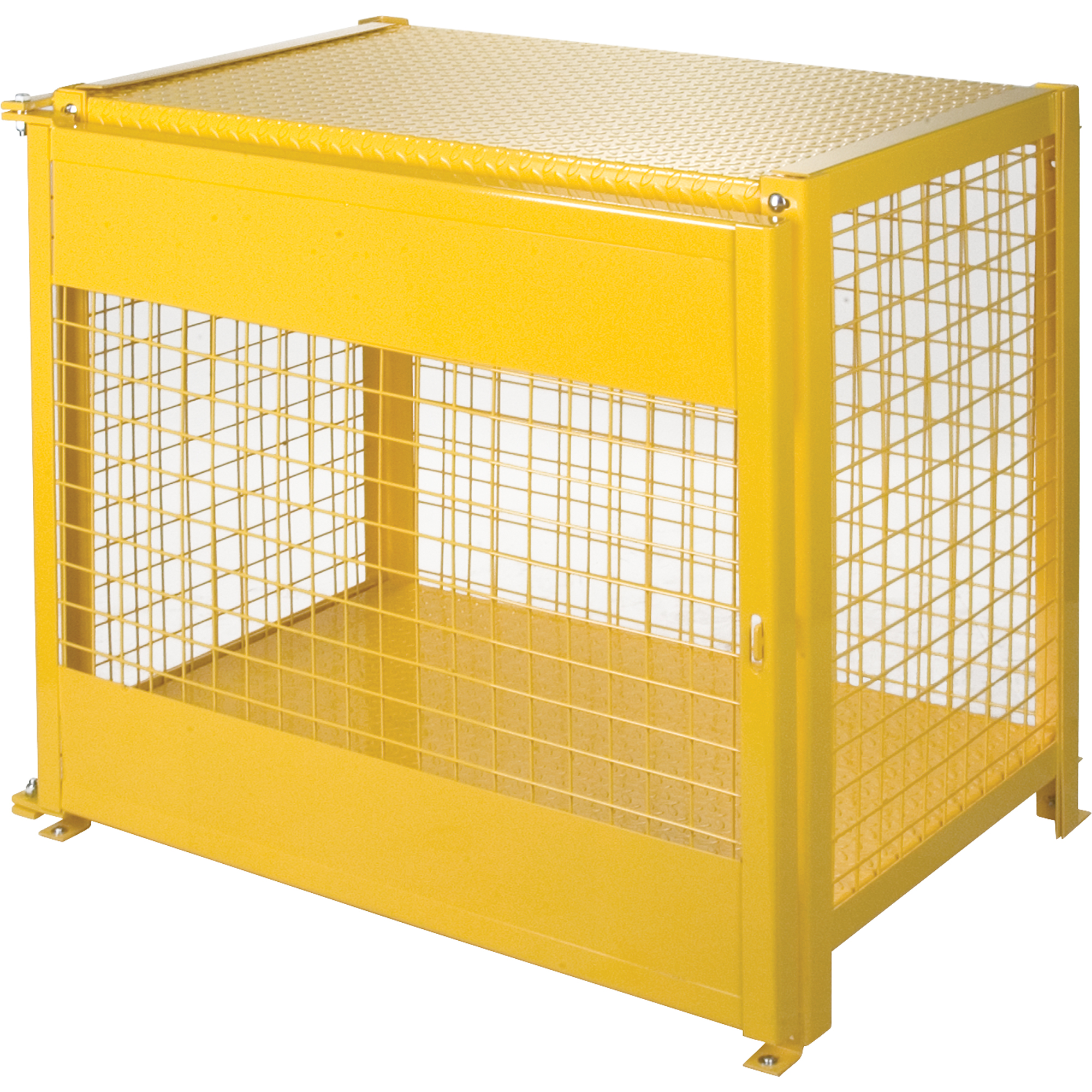 Armoires pour cylindres à gaz, nbre de bouteilles: 6, 44" , 30" , 37" , Jaune
