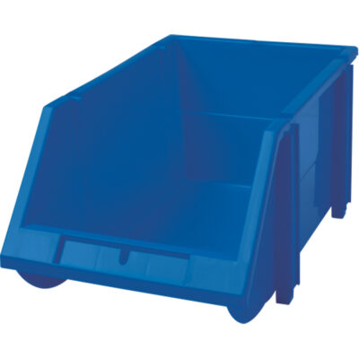 Bac empilable & à suspendre, 5-7/8" la, 4-11/16" h x 9-13/16" p, Bleu