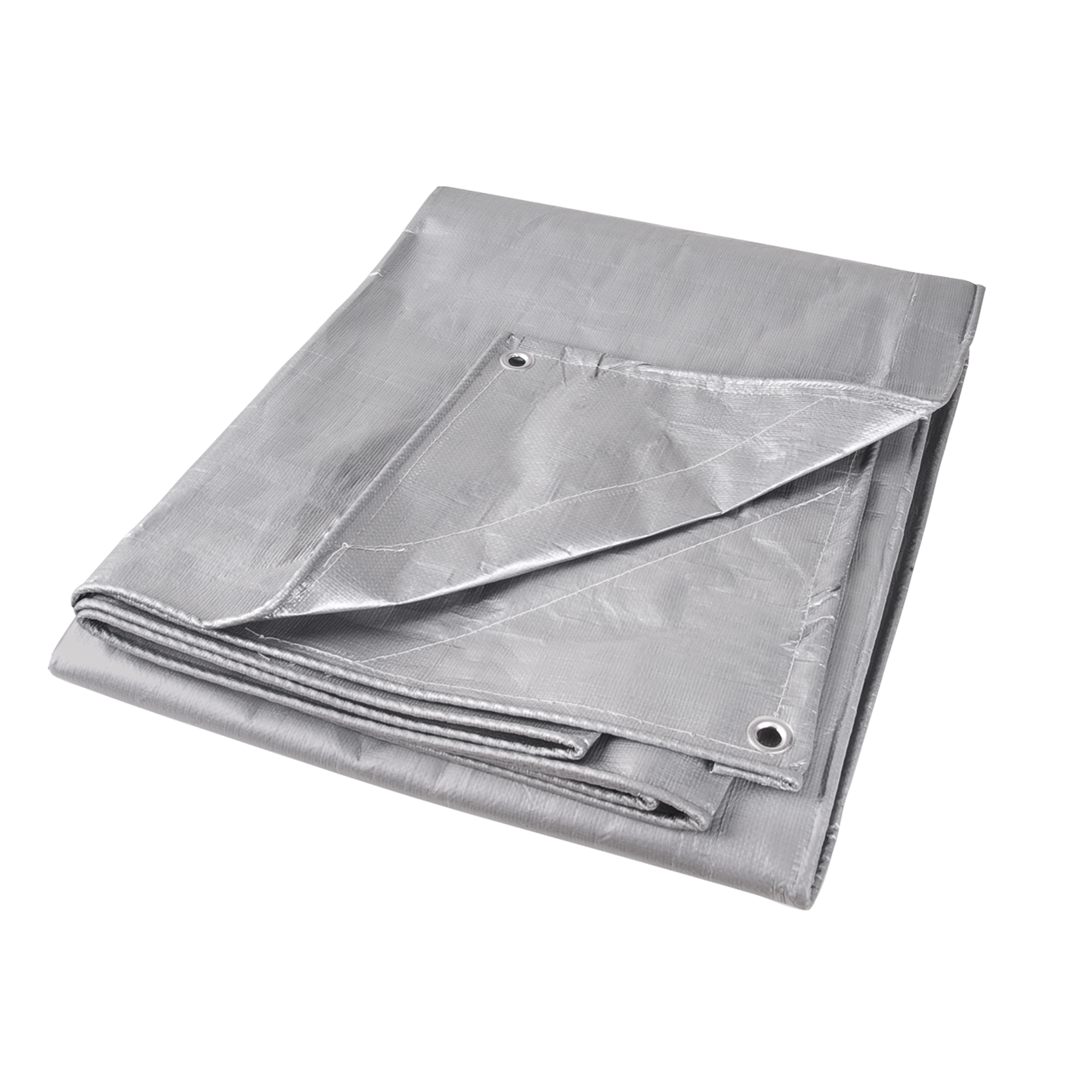 Bâche, Super robuste, Argent, 24' x 18' x 12 mils