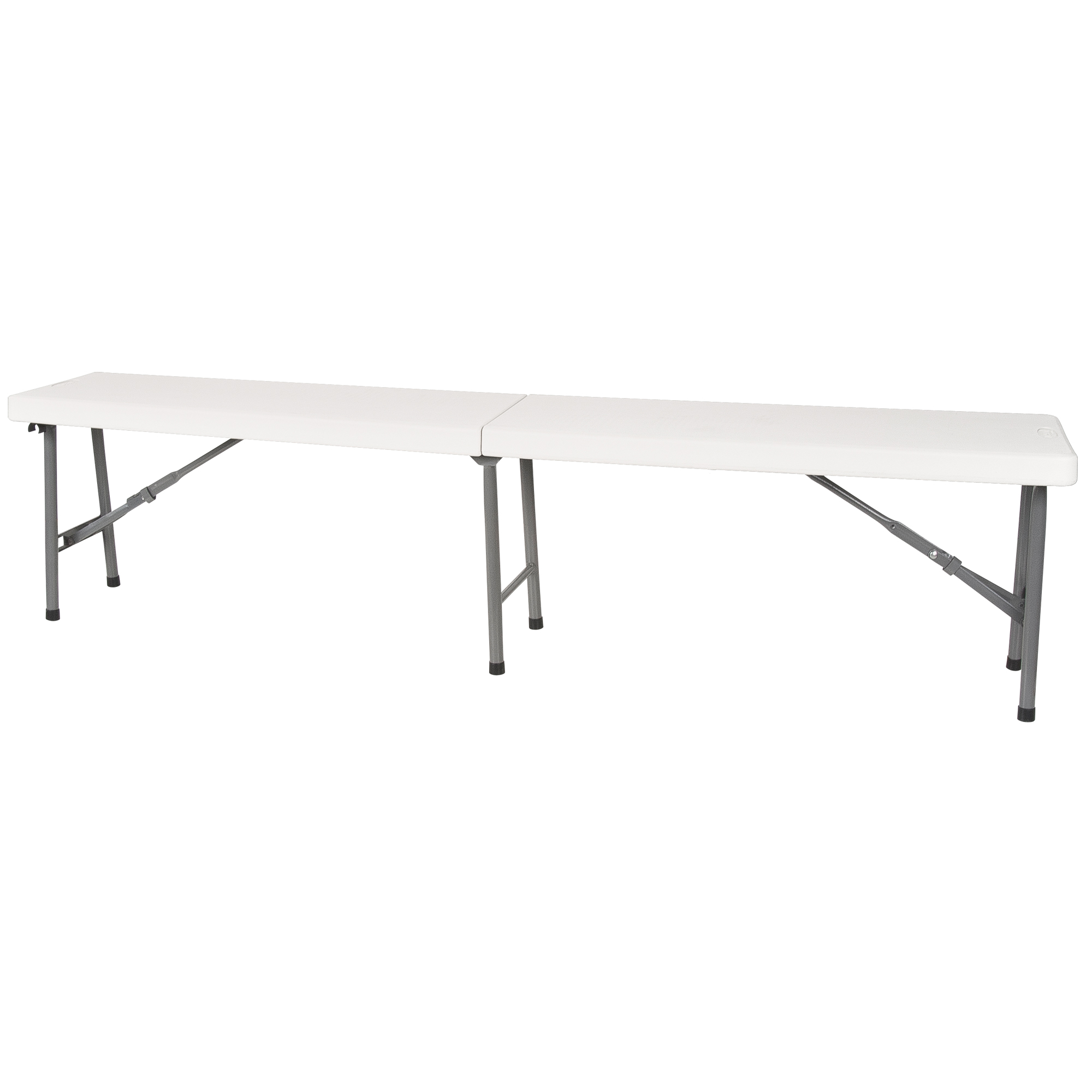 Banc pliant, Polyéthylène, 72" lo x 12" la x 17" h