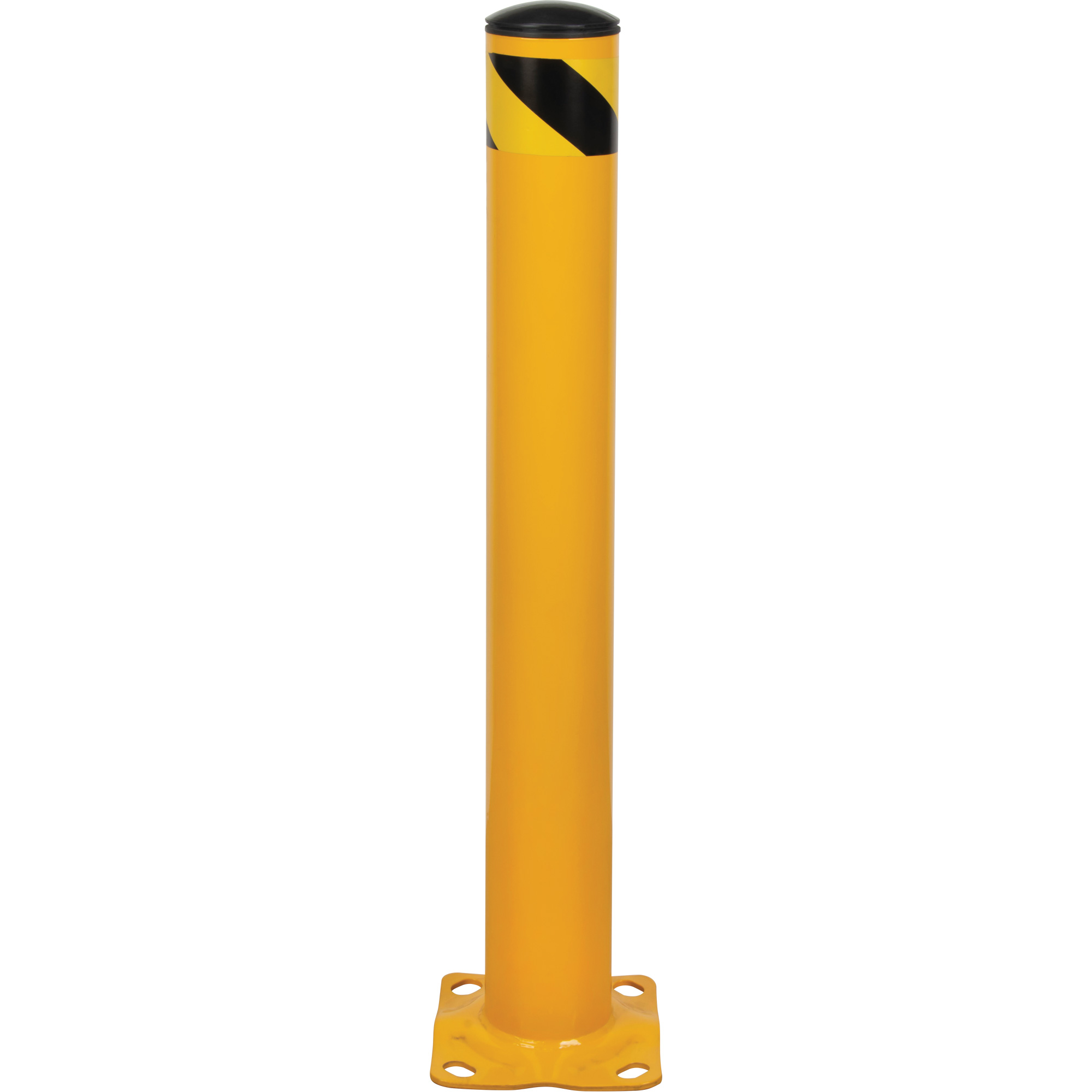 Butoir, Acier, 36" h x 4-1/2" la, Jaune