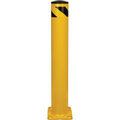 Butoir de sécurité, Acier, 36" h x 5-1/2" la, Jaune