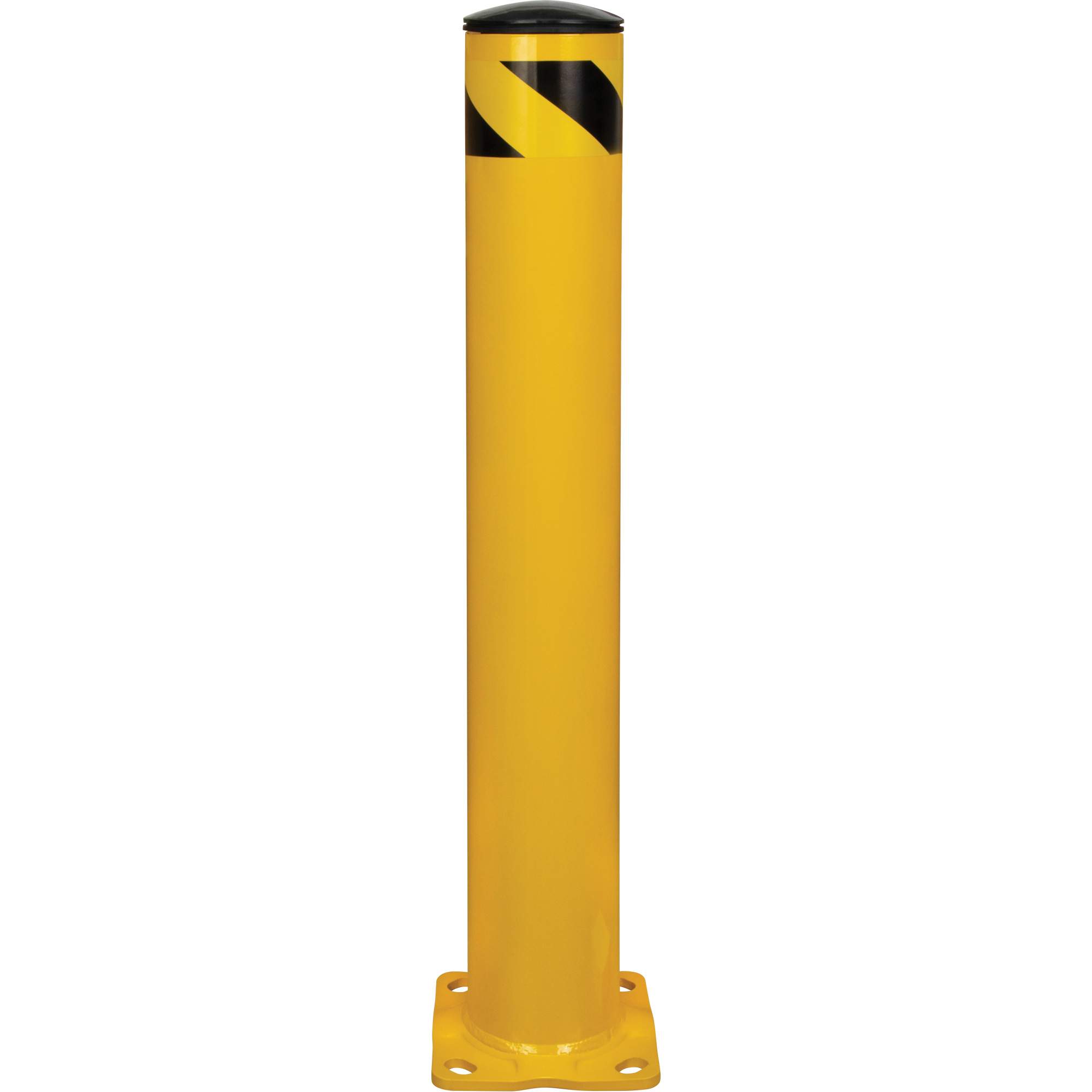 Butoir de sécurité, Acier, 36" h x 5-1/2" la, Jaune
