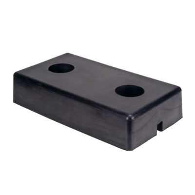 Butoirs moulés pour quai, Caoutchouc, 18" la x 4" p x 10" h