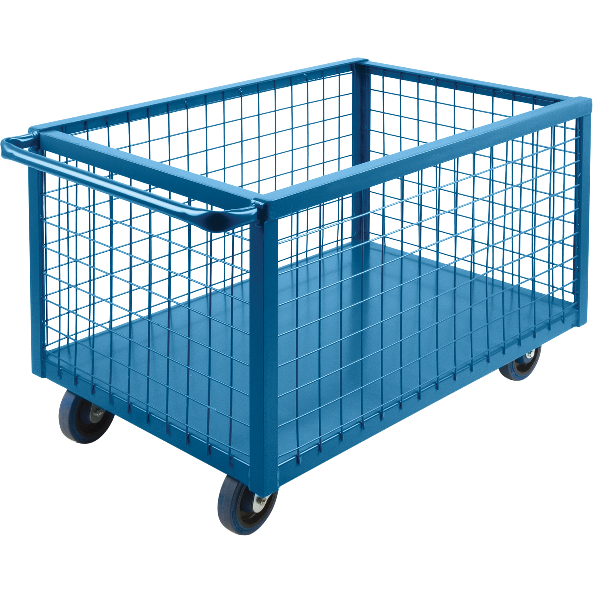 Caisson en treillis métallique, Acier, 39" lo x 24" la x 31,5" h, Volume 12 pi³, Capacité 1200 lb
