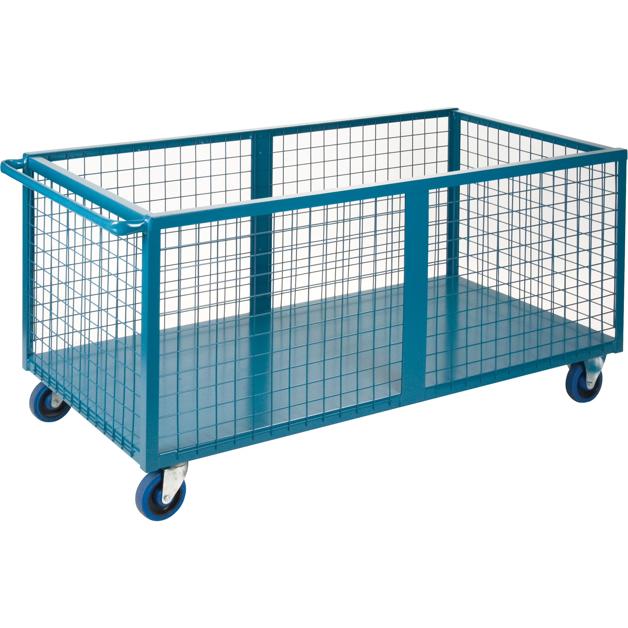 Caisson en treillis métallique, Acier, 51" lo x 30" la x 31,5" h, Volume 20 pi³, Capacité 1200 lb