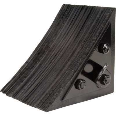 Cale de roue, 8" x 8" x 8", Noir