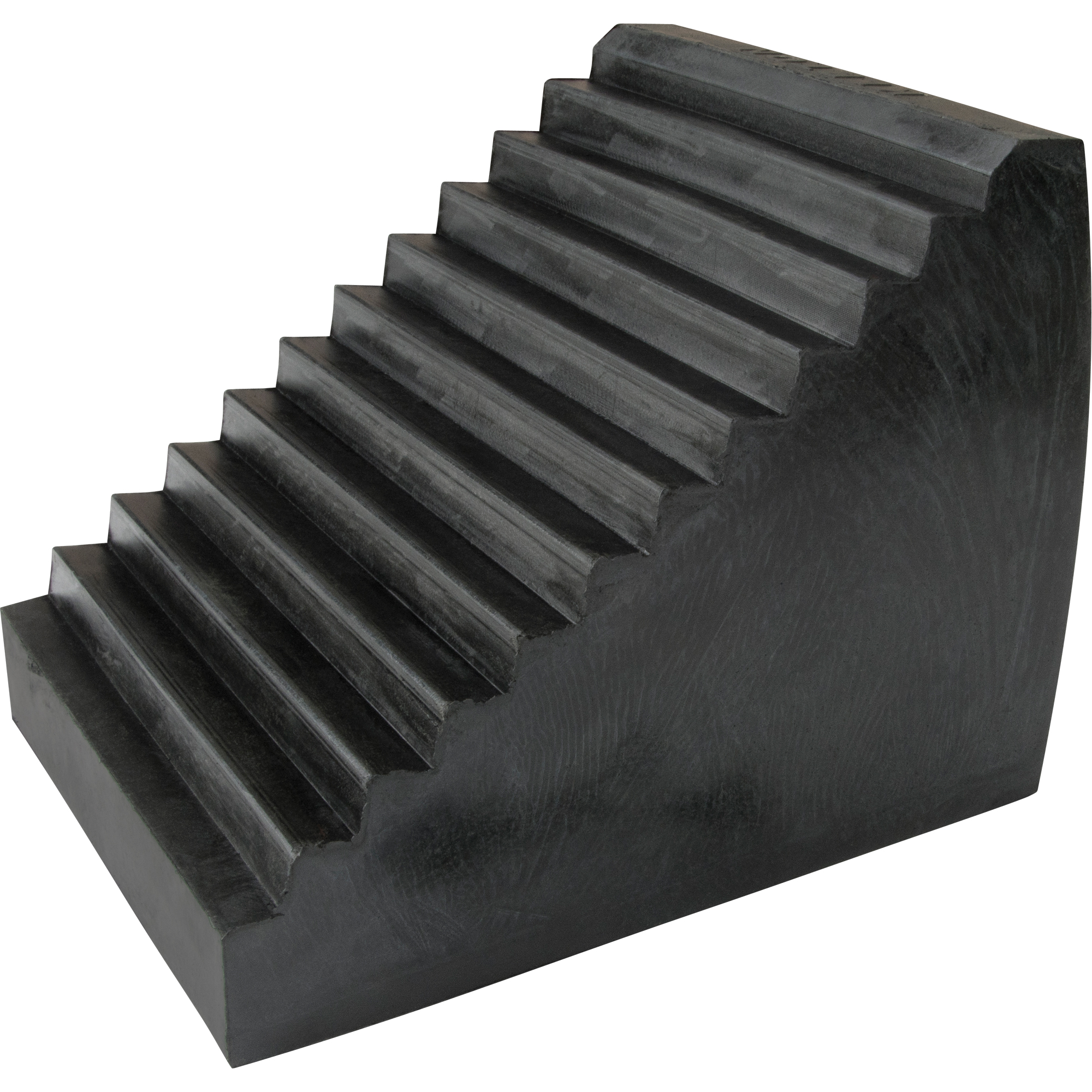 Cale de roue, 9-1/2" x 6-1/2" x 7-1/2", Noir