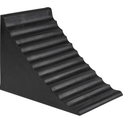 Cale de roue, 9-7/8" x 7-1/8" x 7-1/2", Noir
