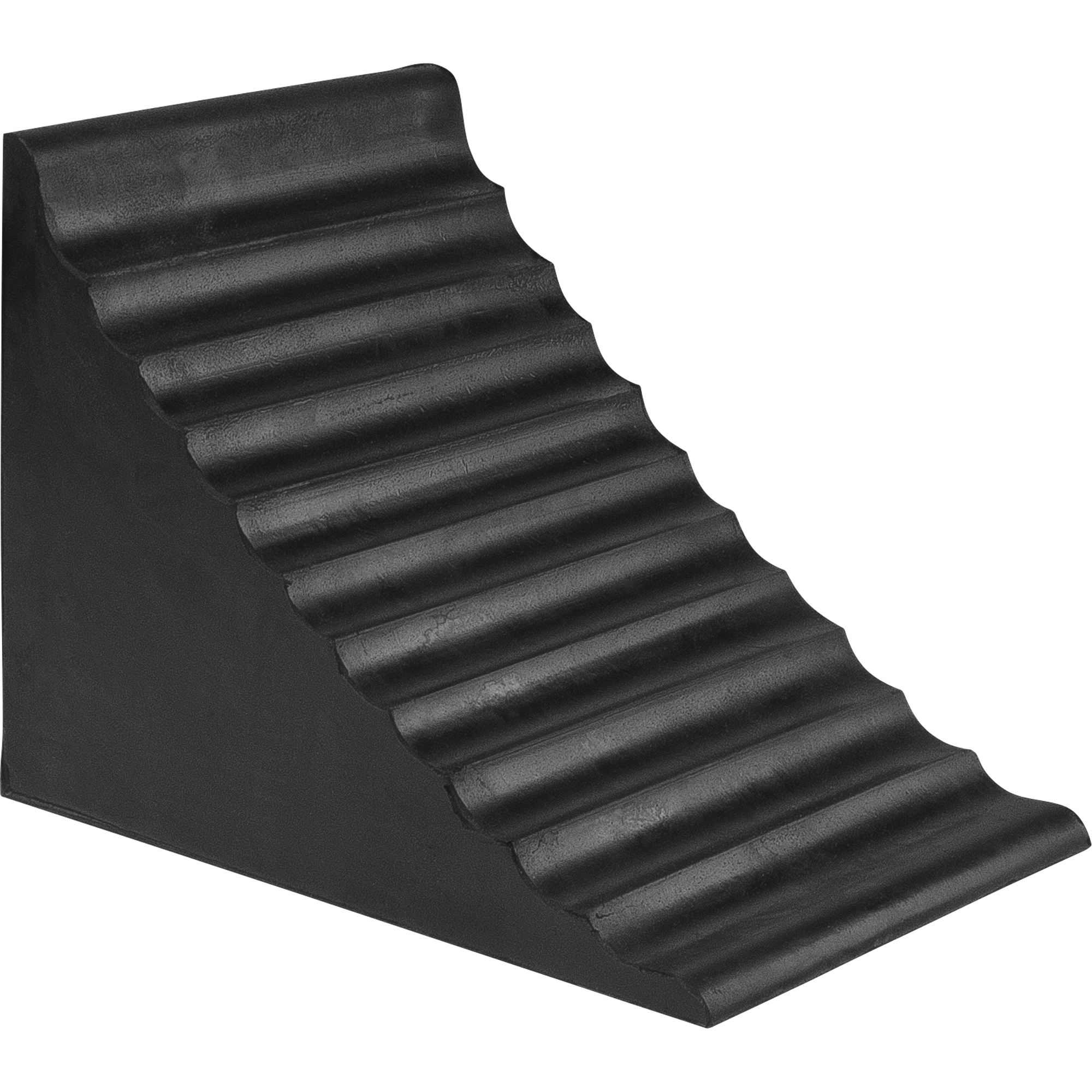 Cale de roue, 9-7/8" x 7-1/8" x 7-1/2", Noir