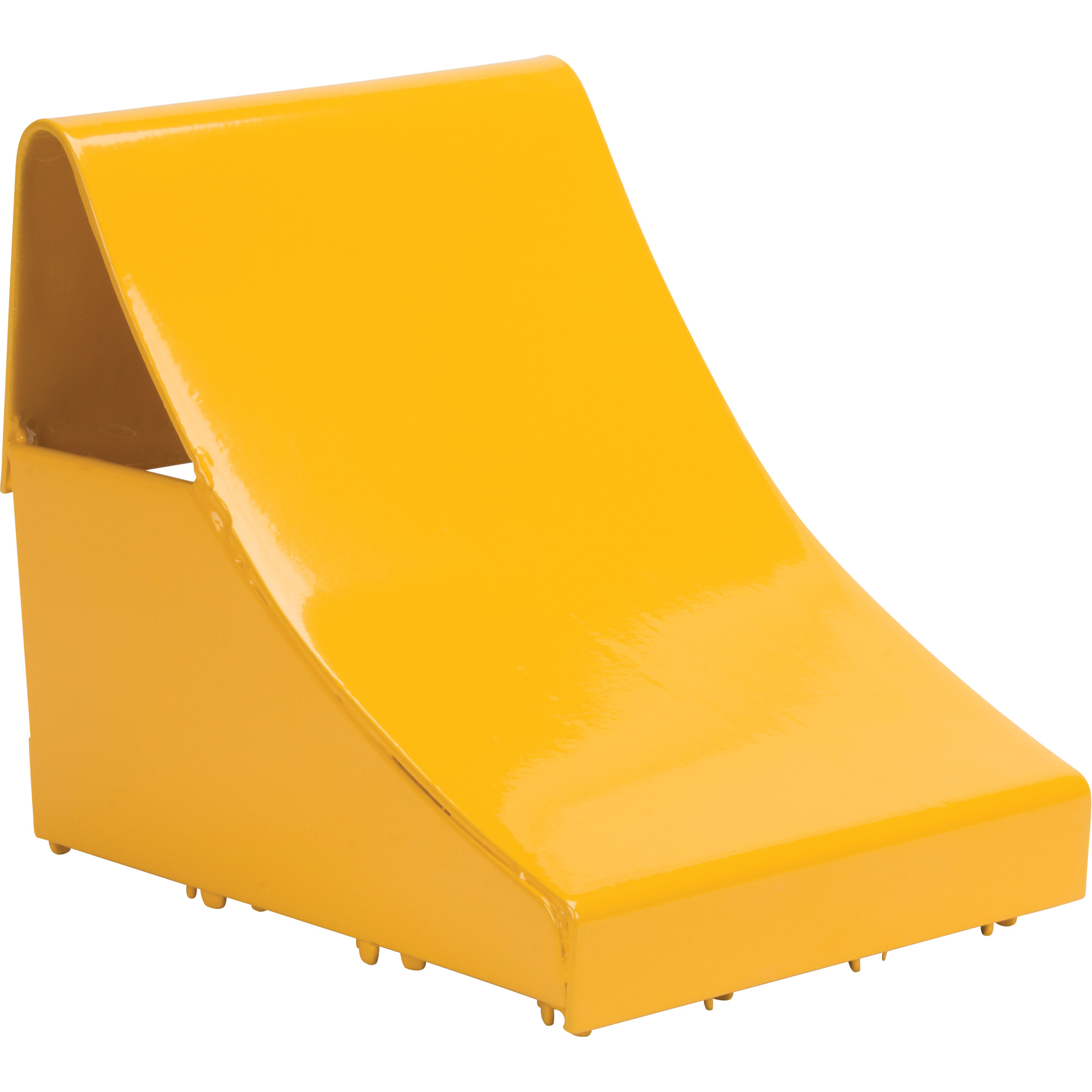 Cales-roue pour la glace, Acier, Jaune, 8" la x 10-1/2" p x 9-1/4" h