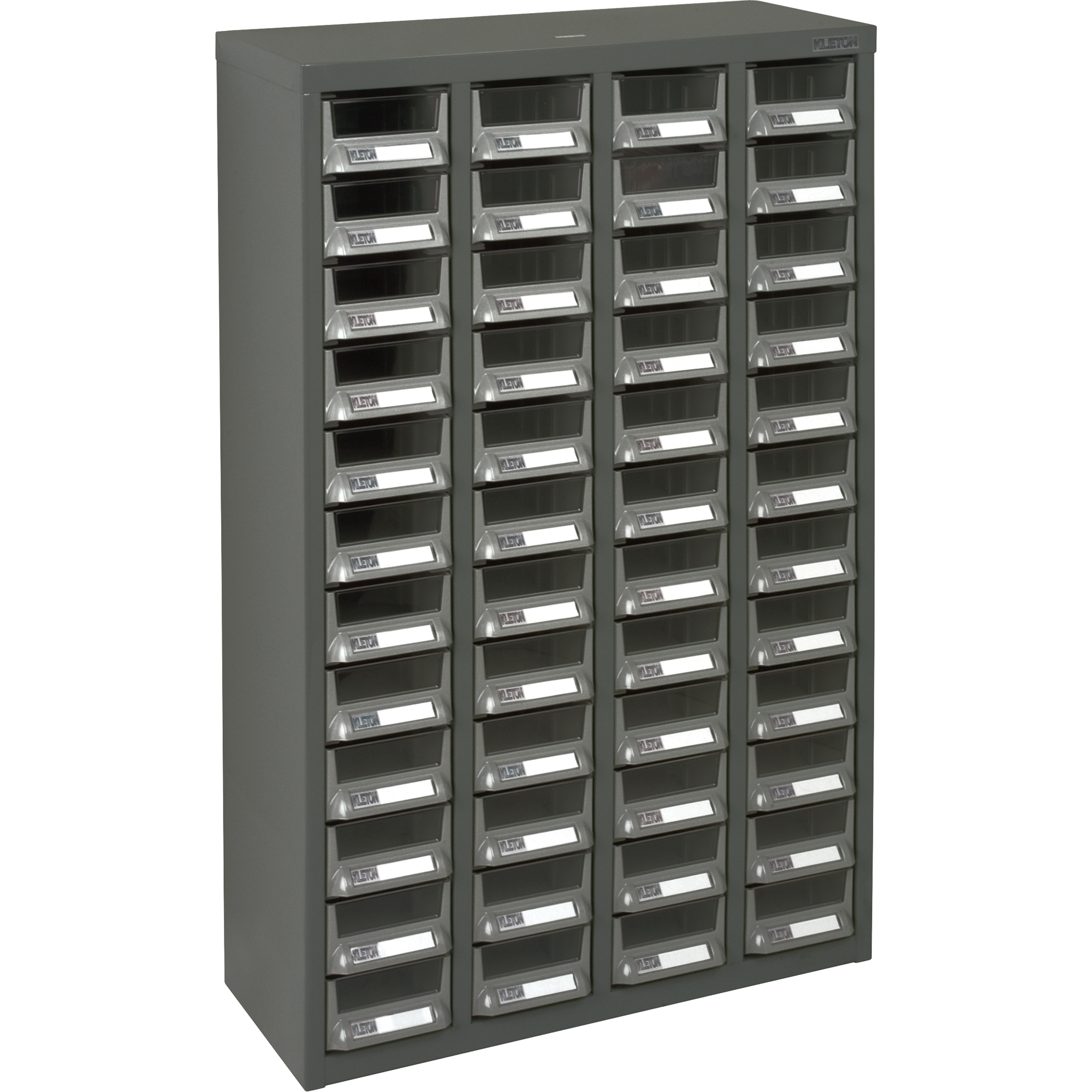 Casiers pour pièces KPC-400, Acier galvanisé, 48 tiroirs, 22-3/5" x 8-7/10" x 36-9/10", Gris