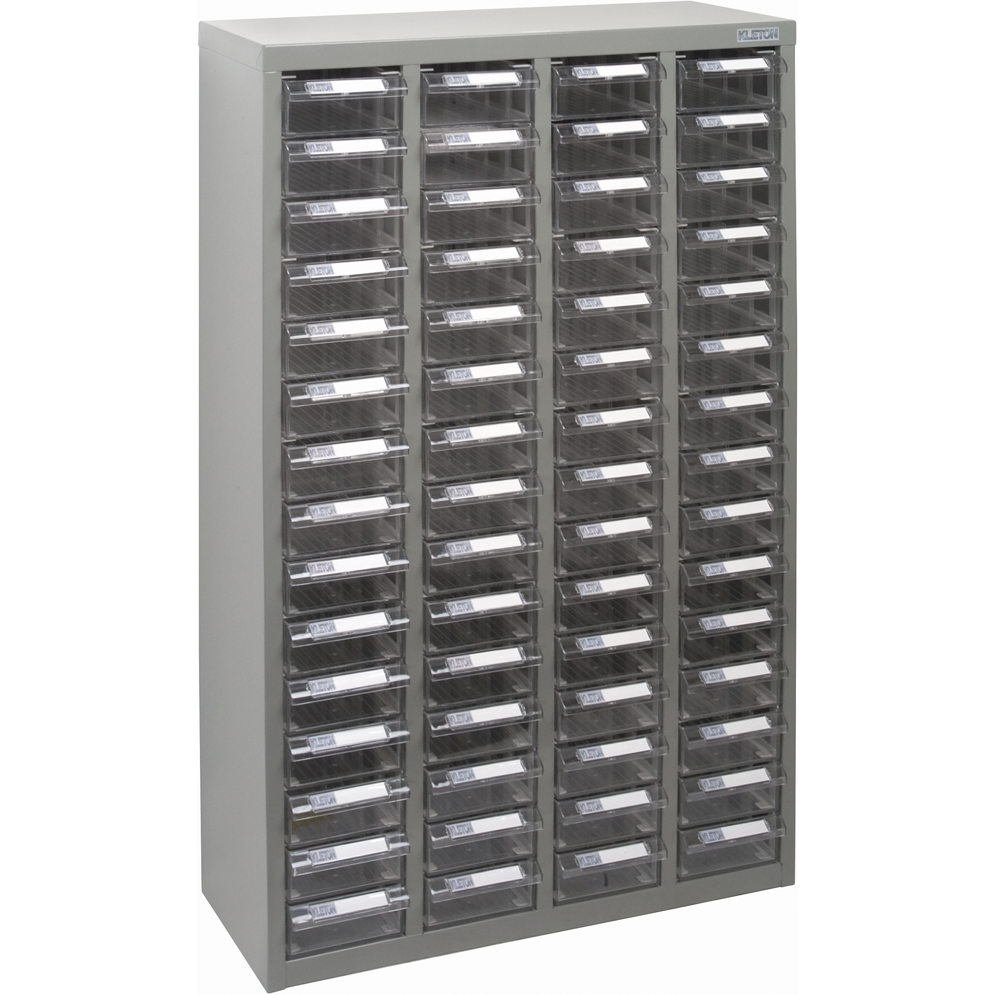 Casiers pour pièces KPC-700, Acier galvanisé, 60 tiroirs, 23-1/10" x 8-7/10" x 36-9/10", Gris