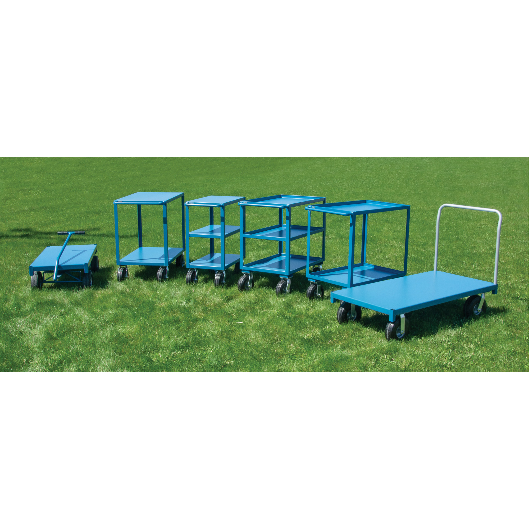 Chariot à tablettes pour l'extérieur, 2 Tiers, 18" la x 39" h x 33" p, Capacité 1200 lb – Image 6