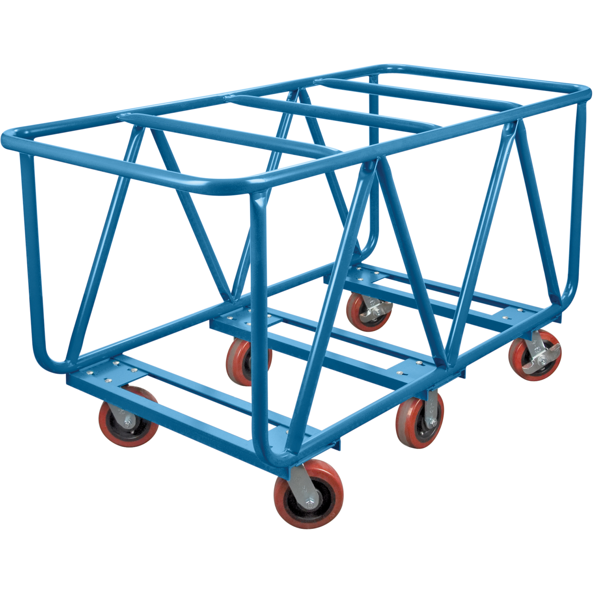 Chariot à plateforme pour matériaux de construction, 60" x 30" x 33", Capacité 2500 lb