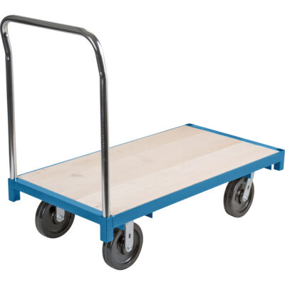 Chariot à plateforme robuste, 48" lo x 24" la, Capacité de 2500 lb, Roues en Nylon
