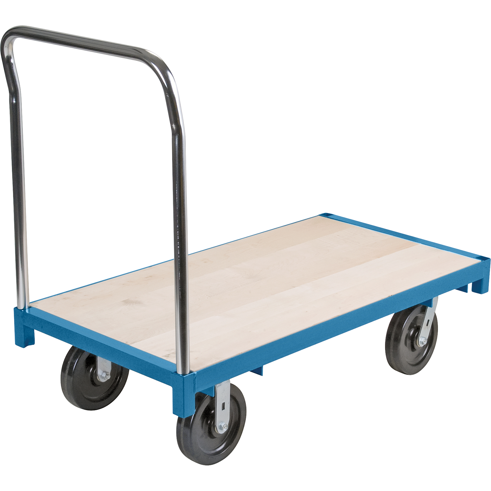 Chariot à plateforme robuste, 48" lo x 24" la, Capacité de 2500 lb, Roues en Nylon