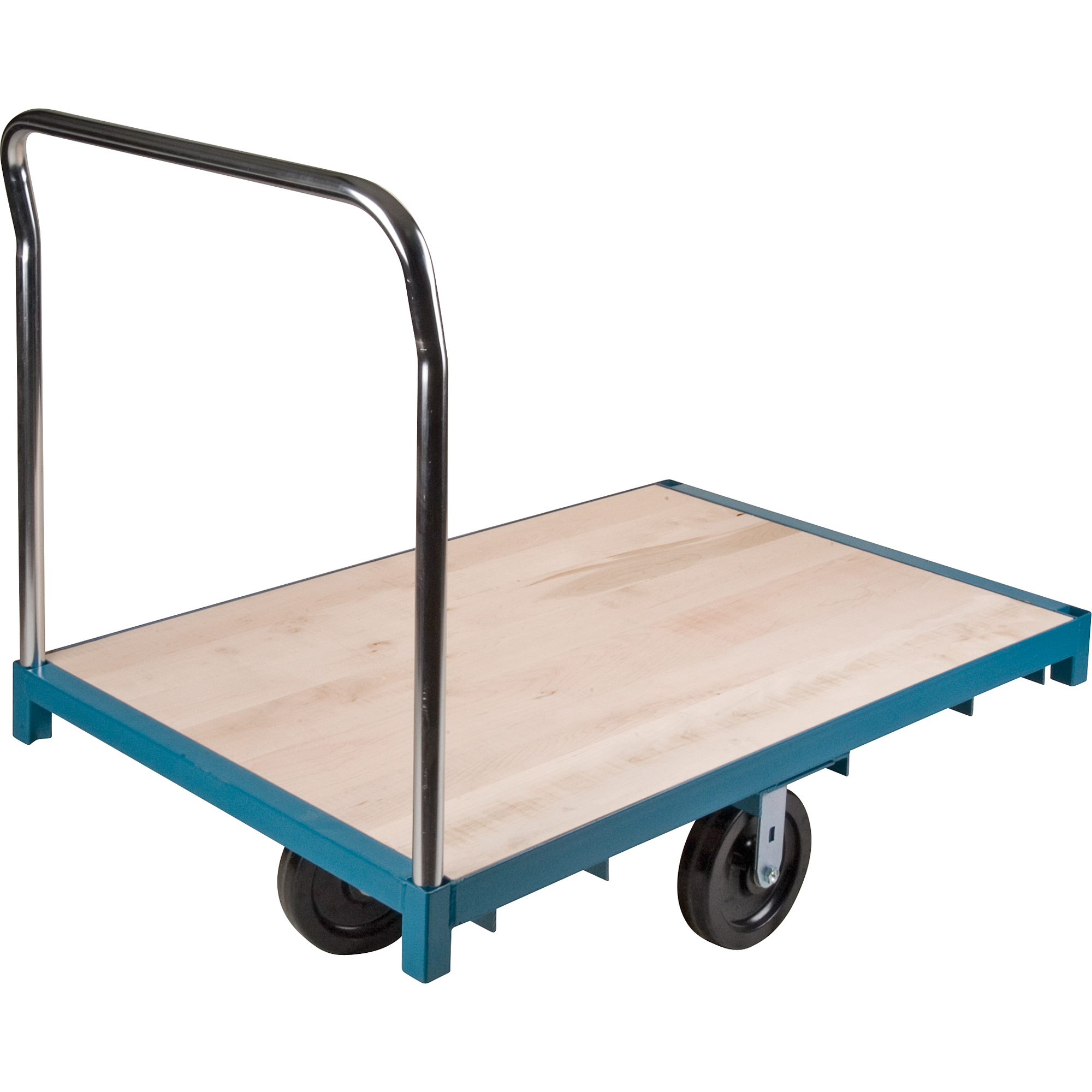 Chariot à plateforme robuste, 48" lo x 24" la, Capacité de 2500 lb, Roues en Nylon