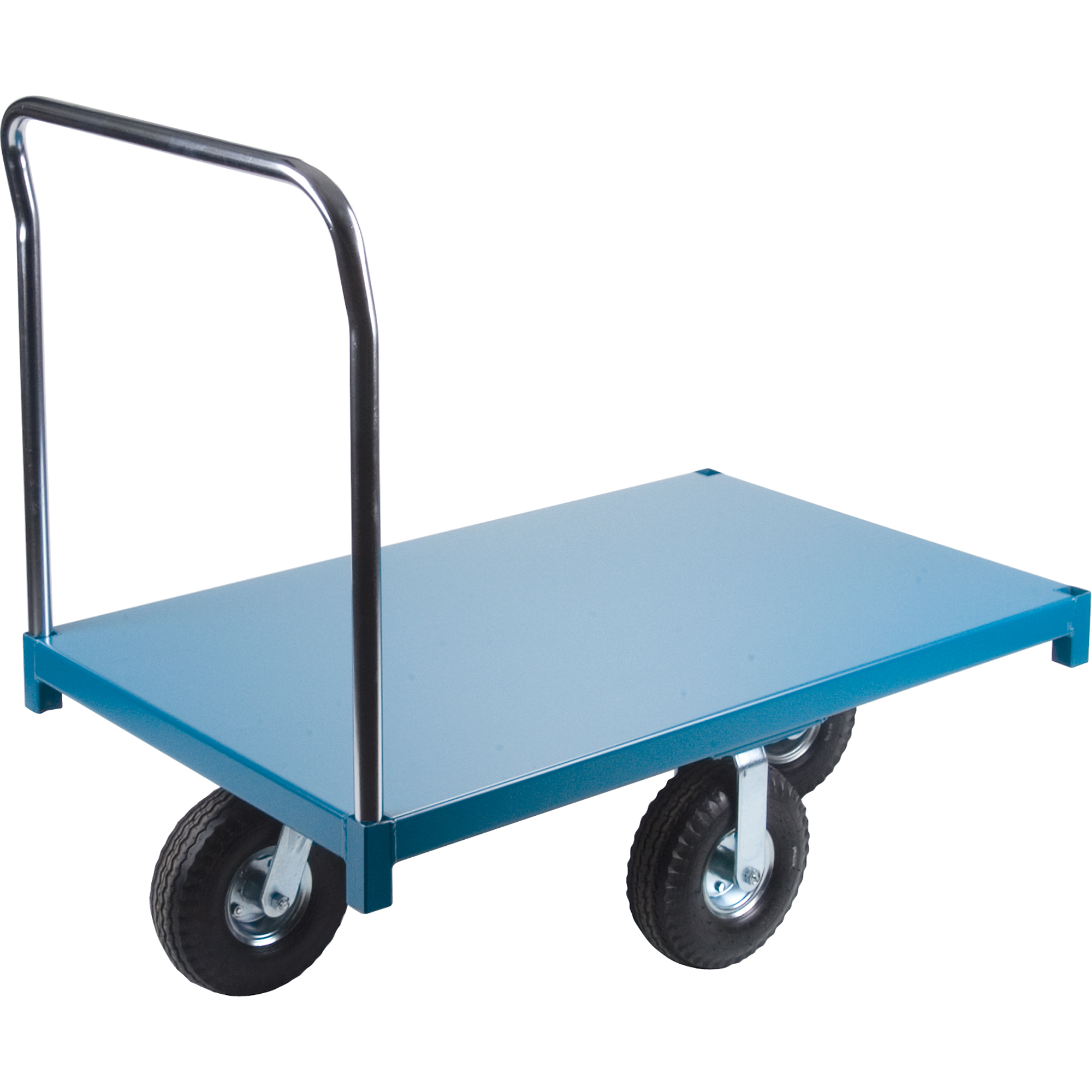Chariot à plateforme robuste, 48" lo x 24" la x Capacité 1200 lb, Roues en Pneumatique