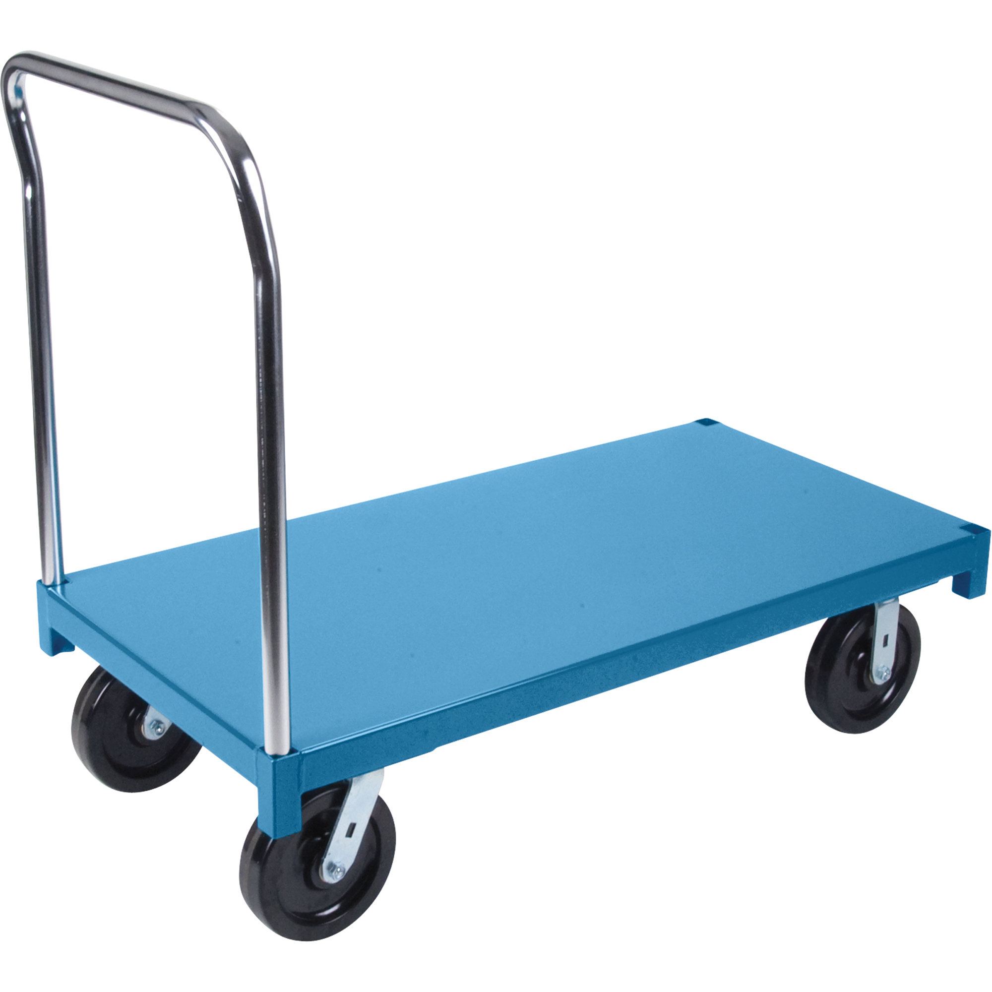 Chariot à plateforme robuste, 48" lo x 24" la x Capacité 2500 lb, Roues en Nylon