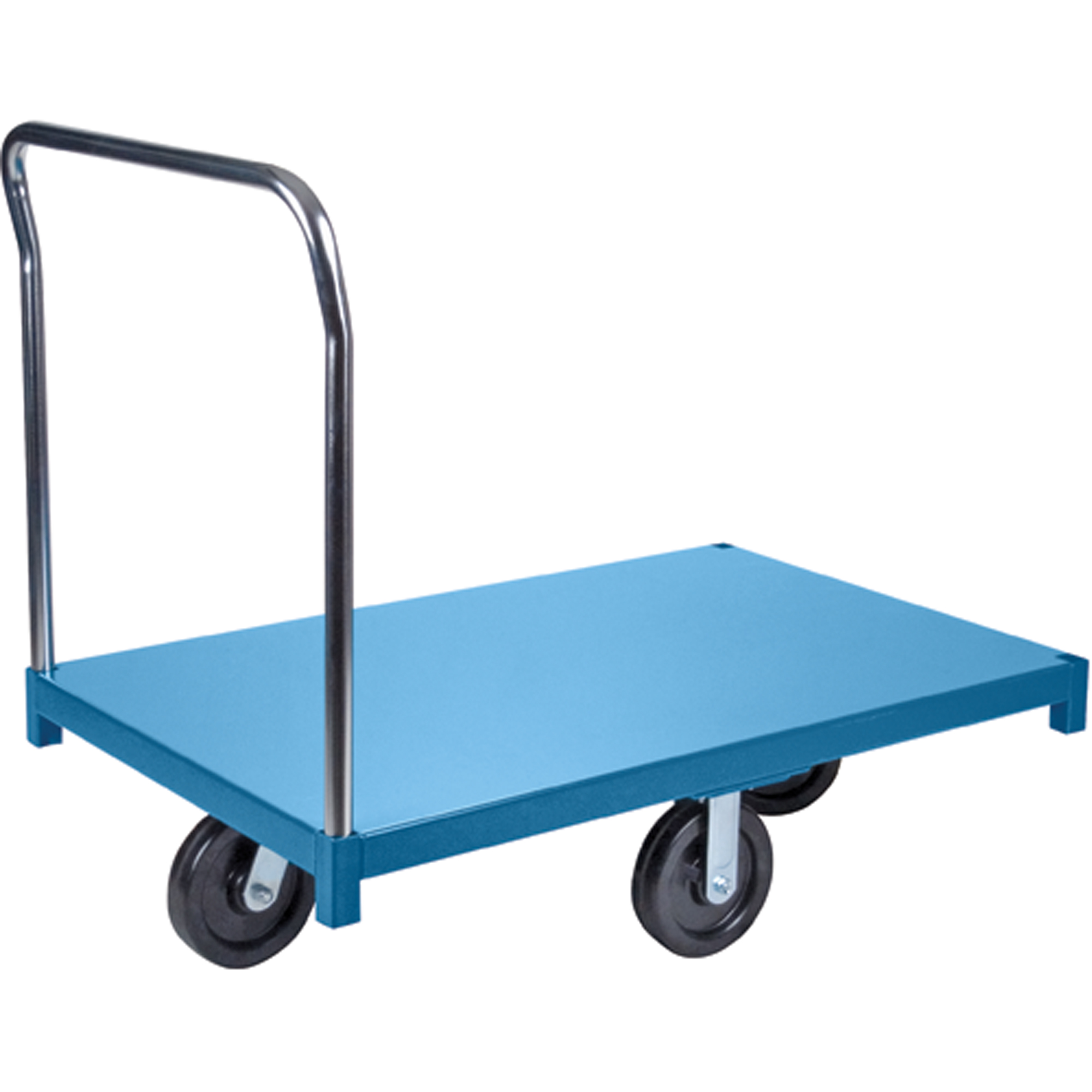 Chariot à plateforme robuste, 48" lo x 24" la x Capacité 2500 lb, Roues en Nylon